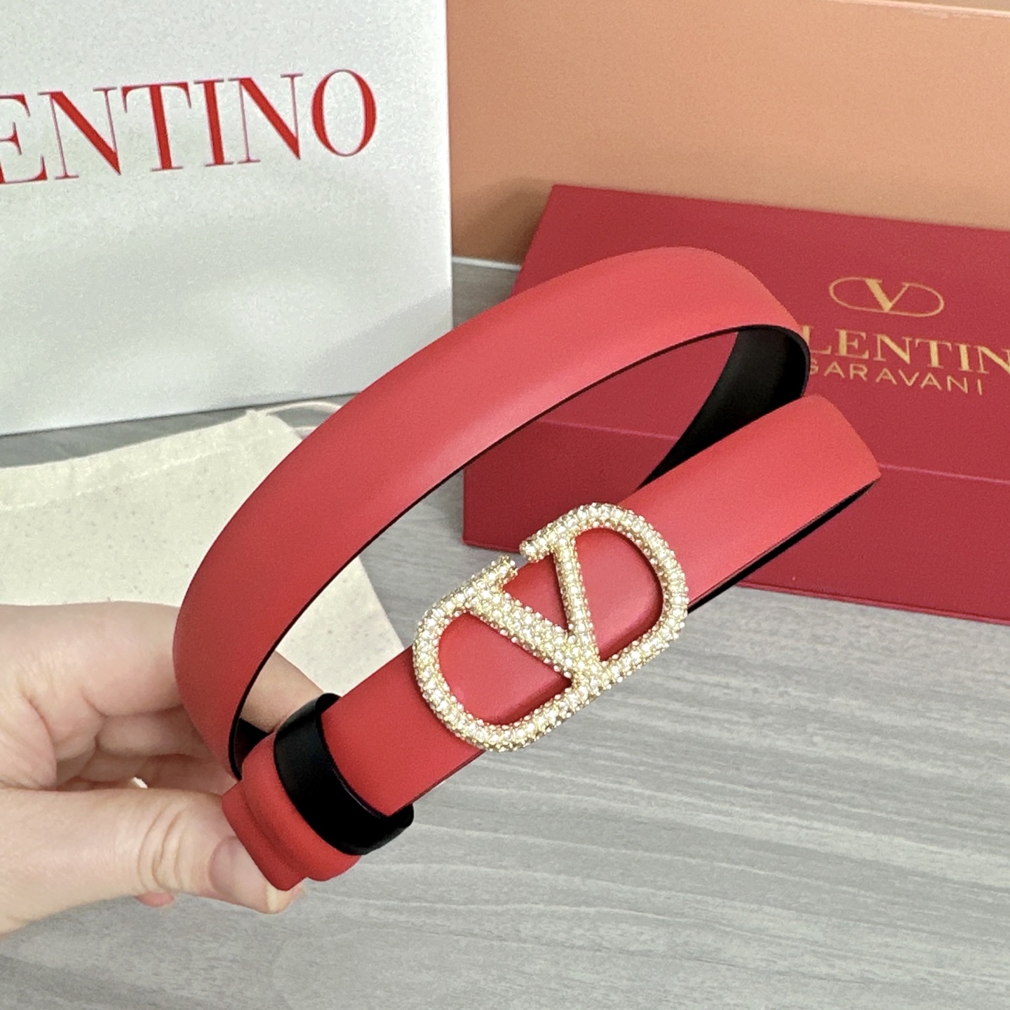 💥💥💥2.0cm华伦天奴腰带，双面头层牛皮，长度：75.80.85.90.95.100欧，铜五金扣原版开