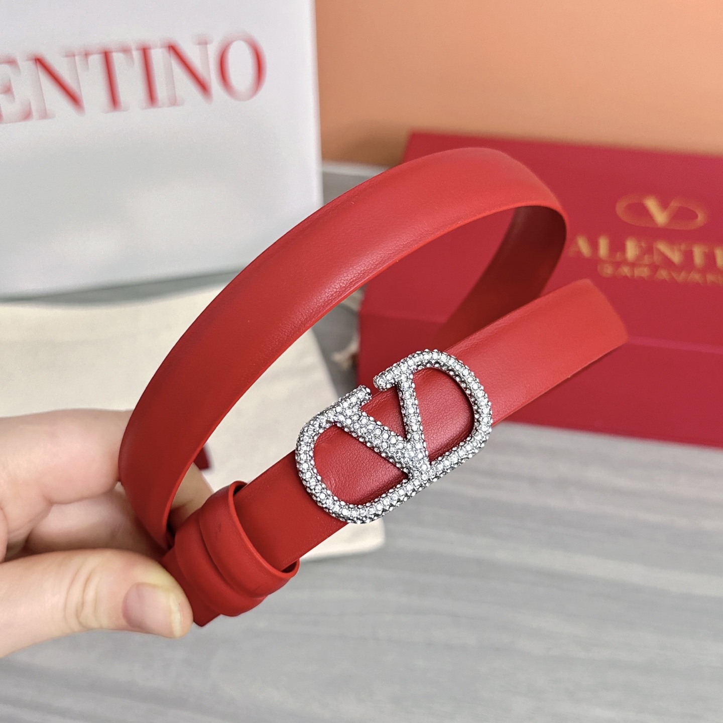 💥💥💥2.0cm华伦天奴腰带，双面头层牛皮，长度：75.80.85.90.95.100欧，铜五金扣原版开