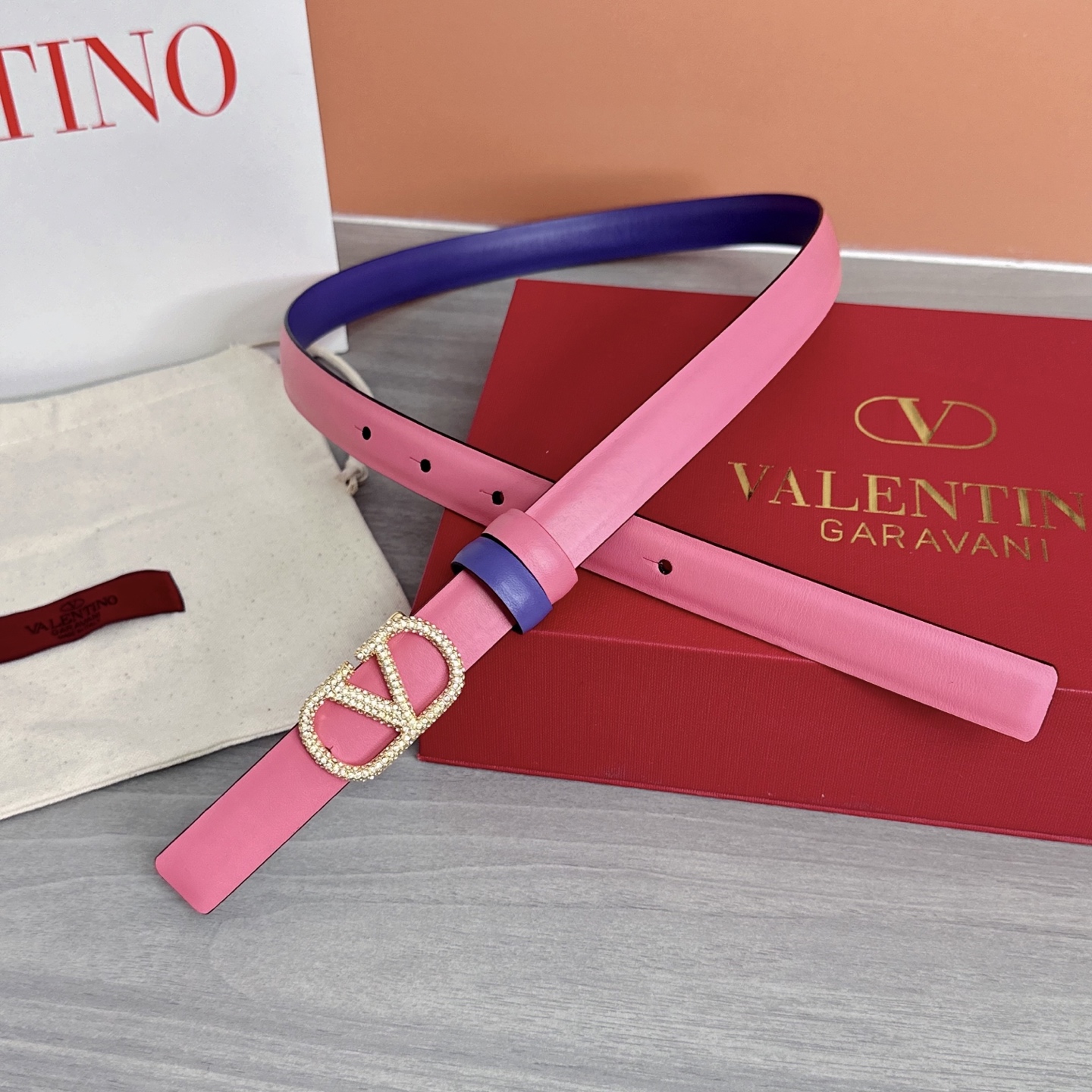 💥💥💥2.0cm华伦天奴腰带，双面头层牛皮，长度：75.80.85.90.95.100欧，铜五金扣原版开