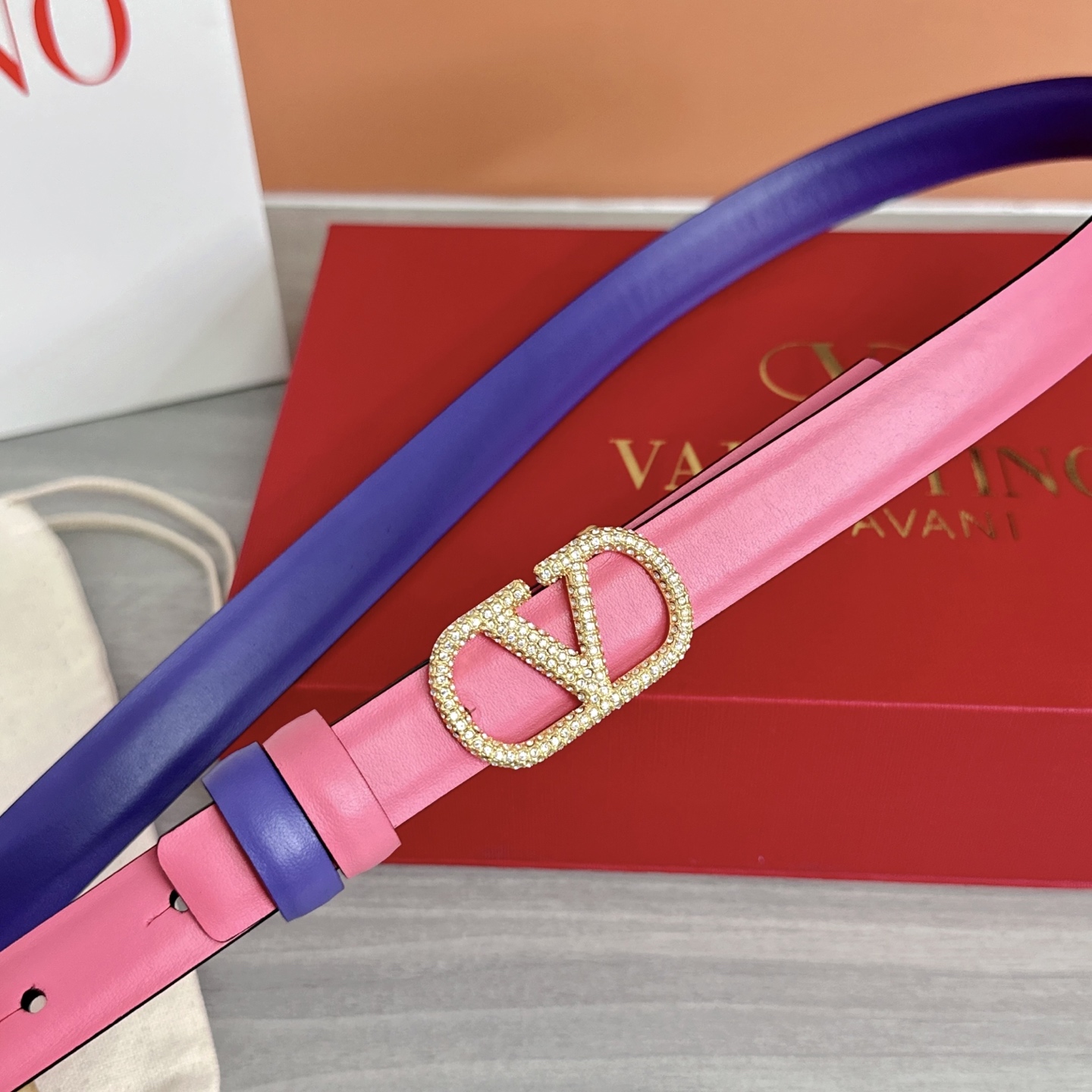 💥💥💥2.0cm华伦天奴腰带，双面头层牛皮，长度：75.80.85.90.95.100欧，铜五金扣原版开