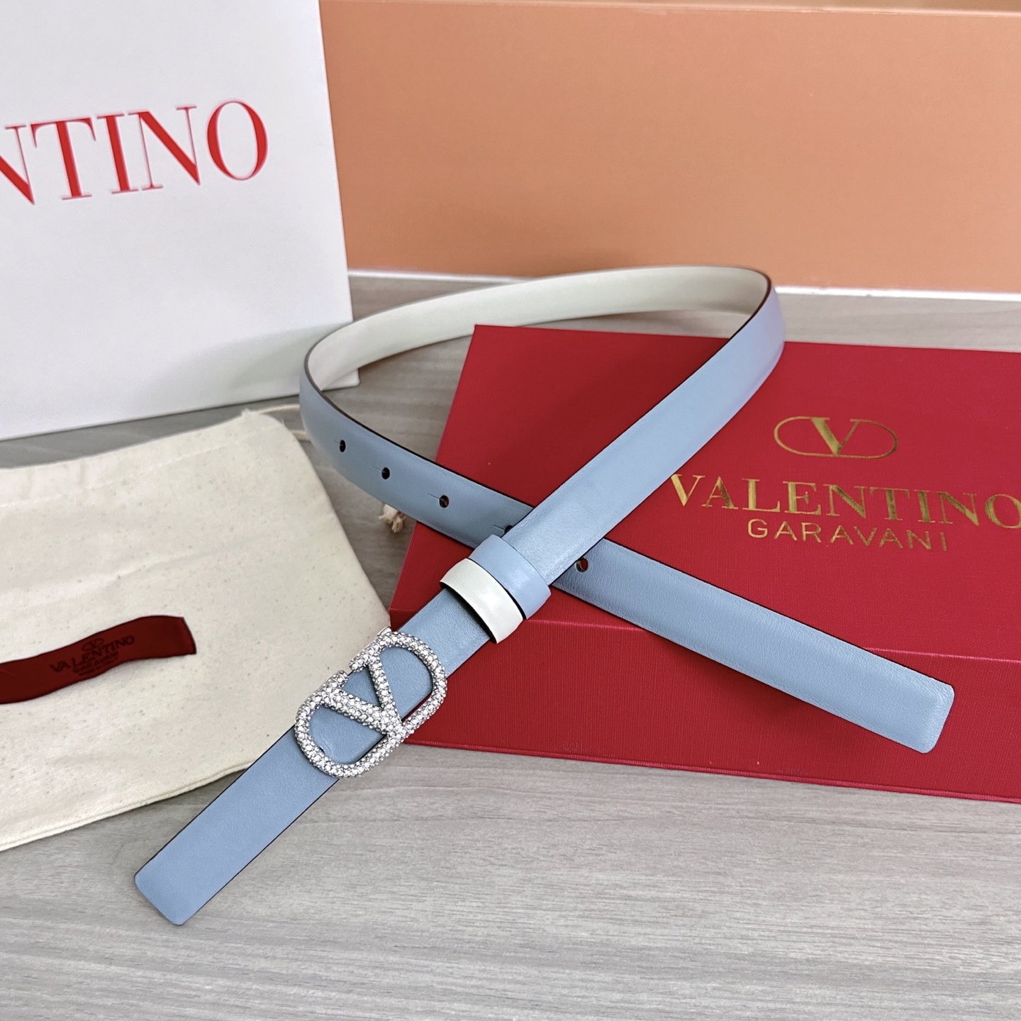 💥💥💥2.0cm华伦天奴腰带，双面头层牛皮，长度：75.80.85.90.95.100欧，铜五金扣原版开