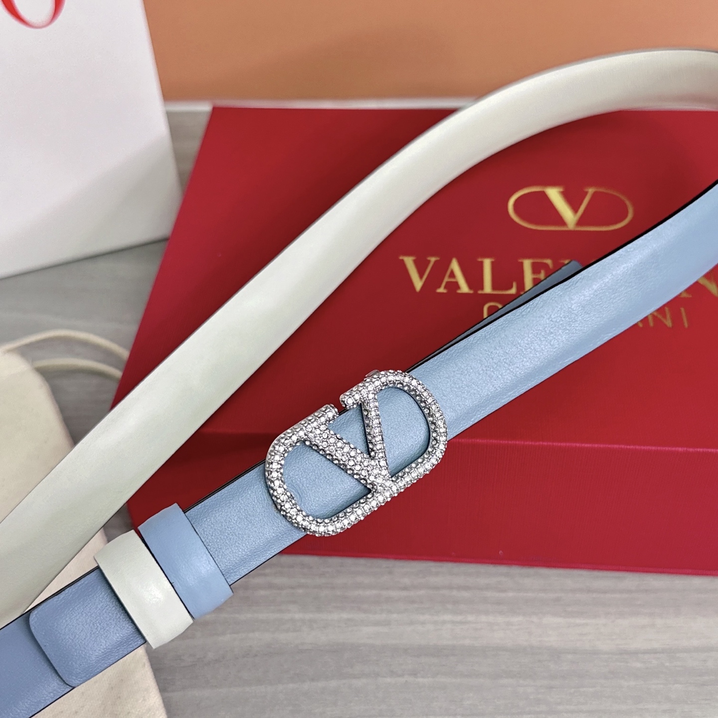 💥💥💥2.0cm华伦天奴腰带，双面头层牛皮，长度：75.80.85.90.95.100欧，铜五金扣原版开