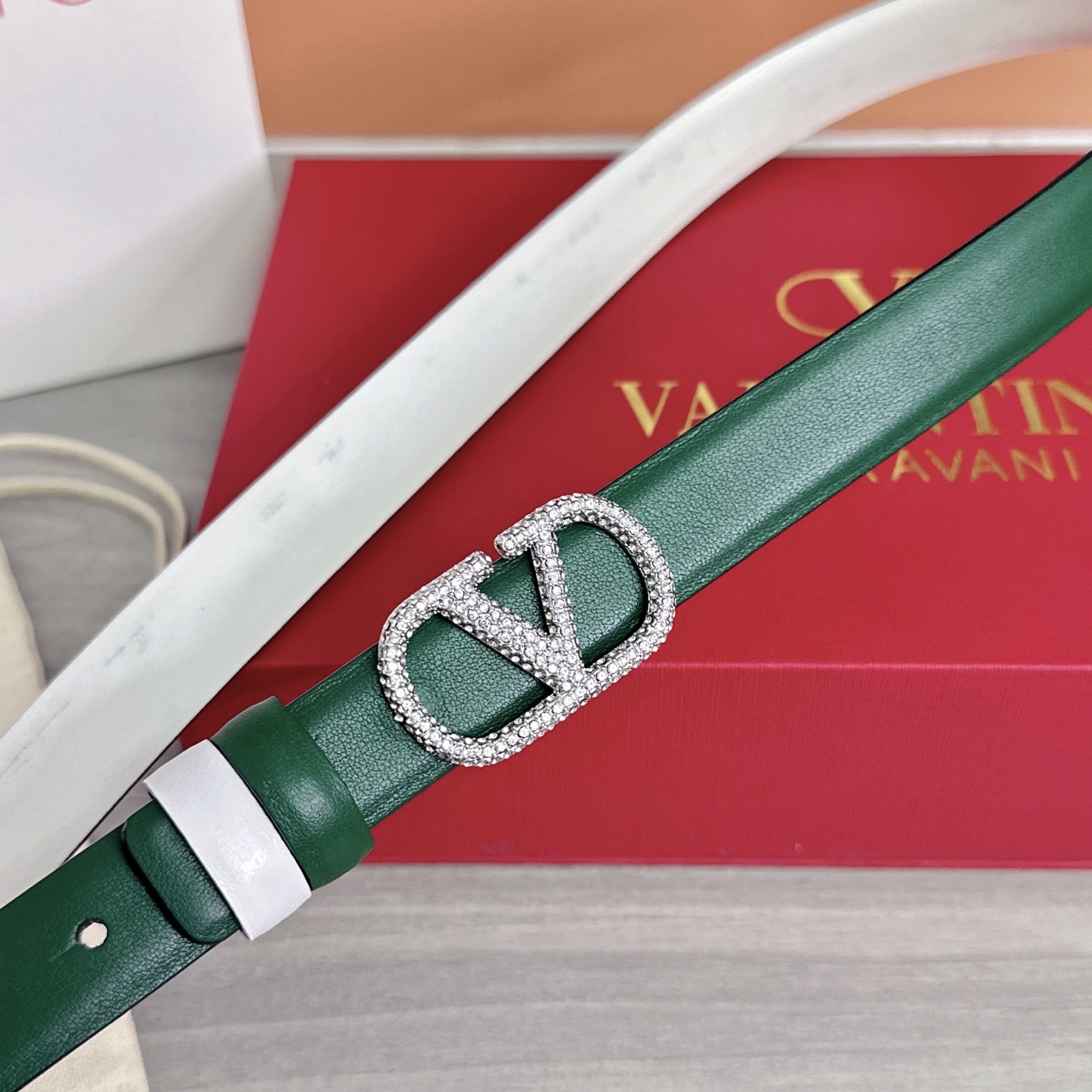 💥💥💥2.0cm华伦天奴腰带，双面头层牛皮，长度：75.80.85.90.95.100欧，铜五金扣原版开