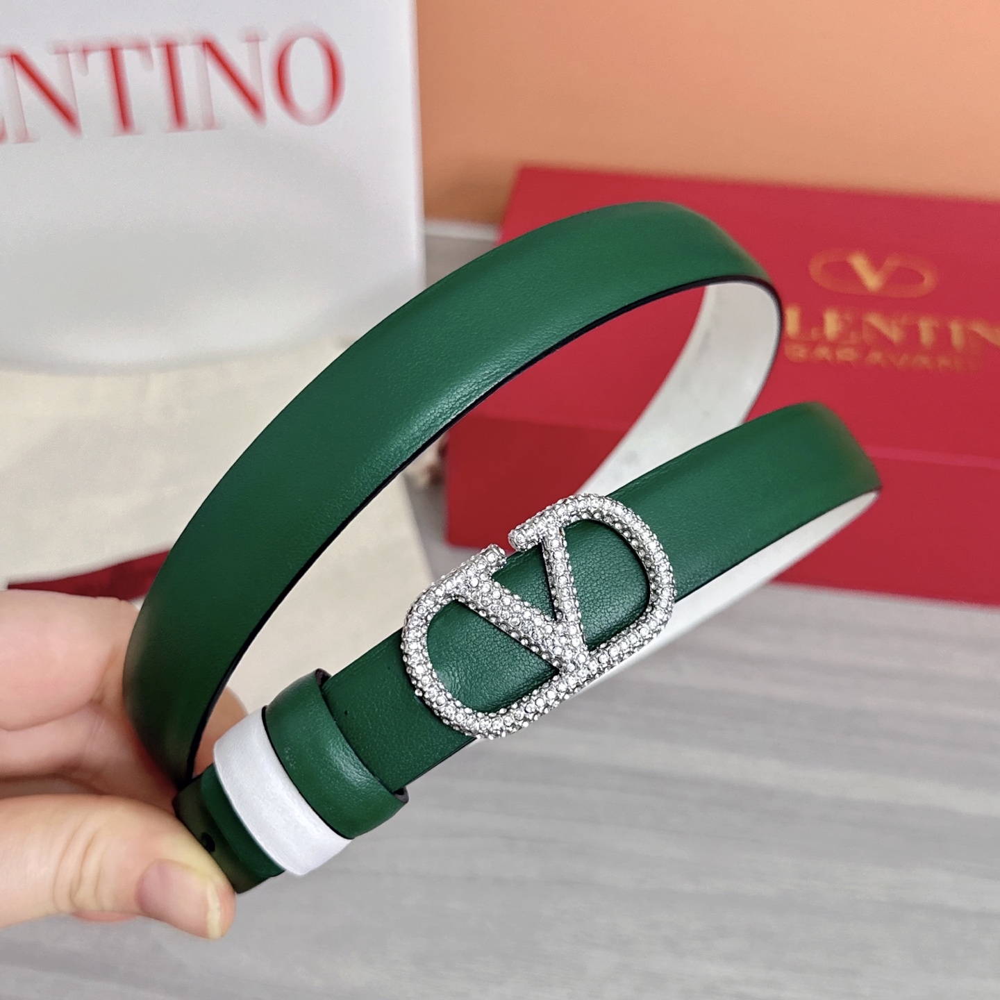 💥💥💥2.0cm华伦天奴腰带，双面头层牛皮，长度：75.80.85.90.95.100欧，铜五金扣原版开