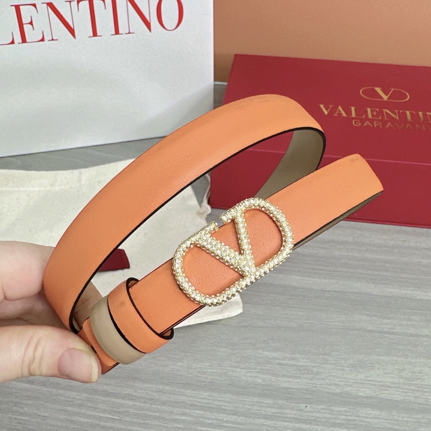 💥💥💥2.0cm华伦天奴腰带，双面头层牛皮，长度：75.80.85.90.95.100欧，铜五金扣原版开