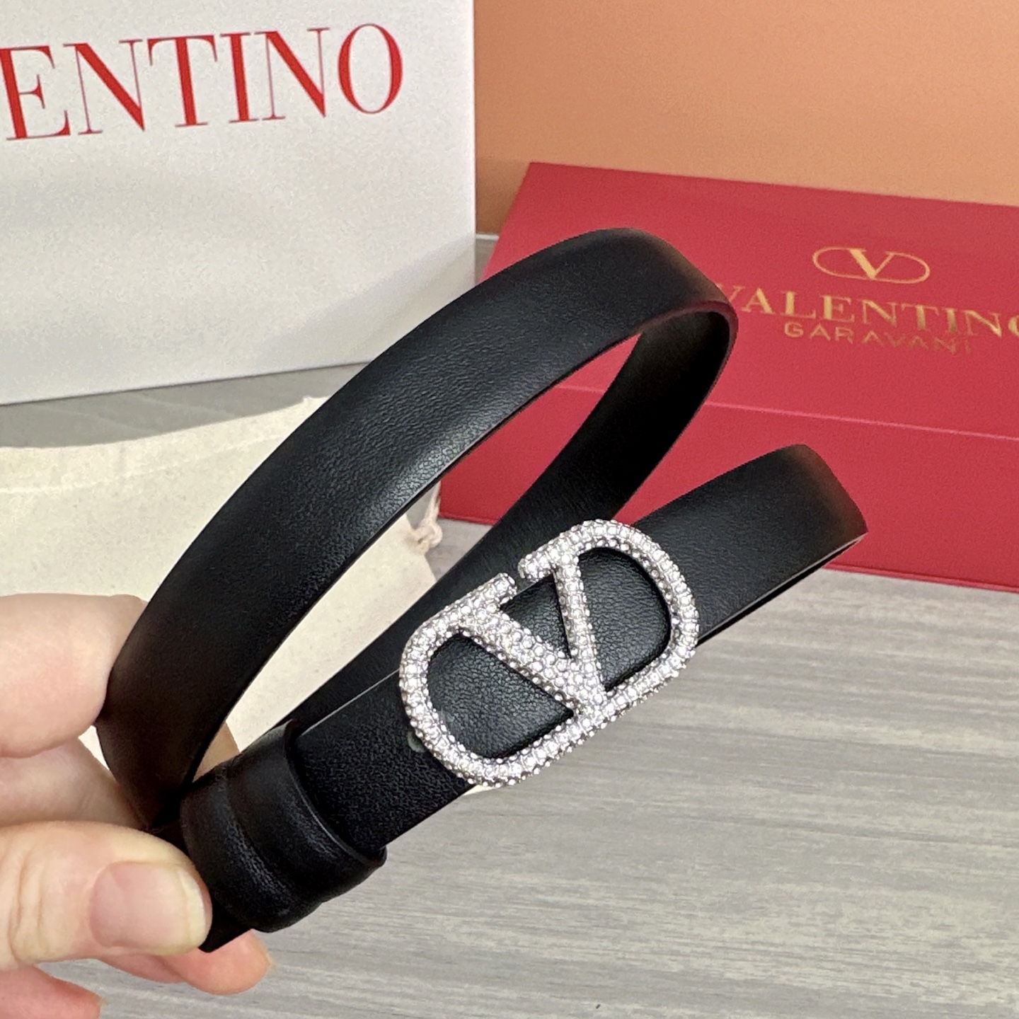 💥💥💥2.0cm华伦天奴腰带，双面头层牛皮，长度：75.80.85.90.95.100欧，铜五金扣原版开