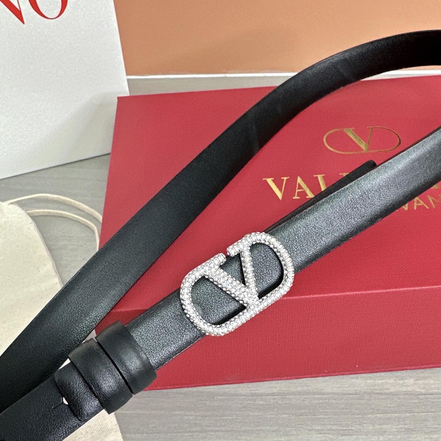 💥💥💥2.0cm华伦天奴腰带，双面头层牛皮，长度：75.80.85.90.95.100欧，铜五金扣原版开