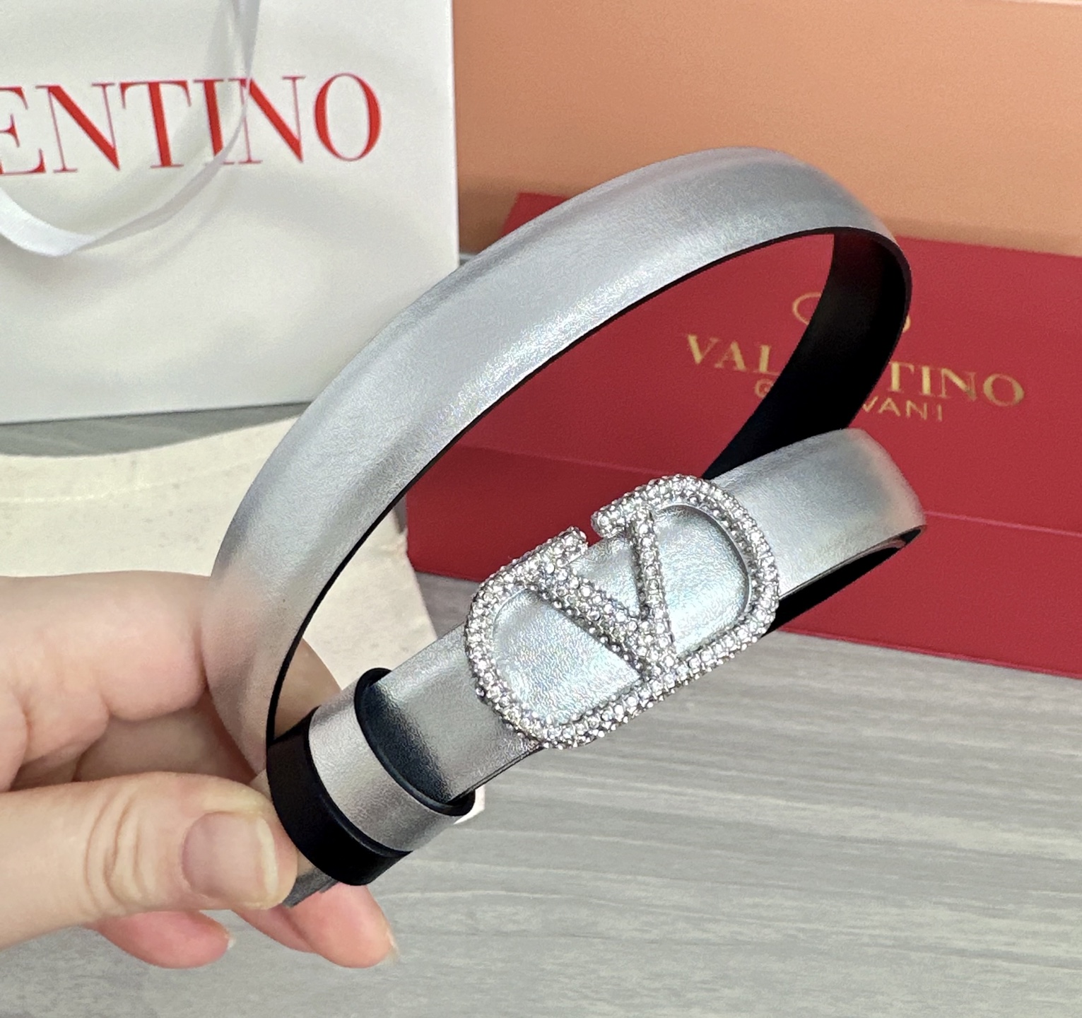 💥💥💥2.0cm华伦天奴腰带，双面头层牛皮，长度：75.80.85.90.95.100欧，铜五金扣原版开