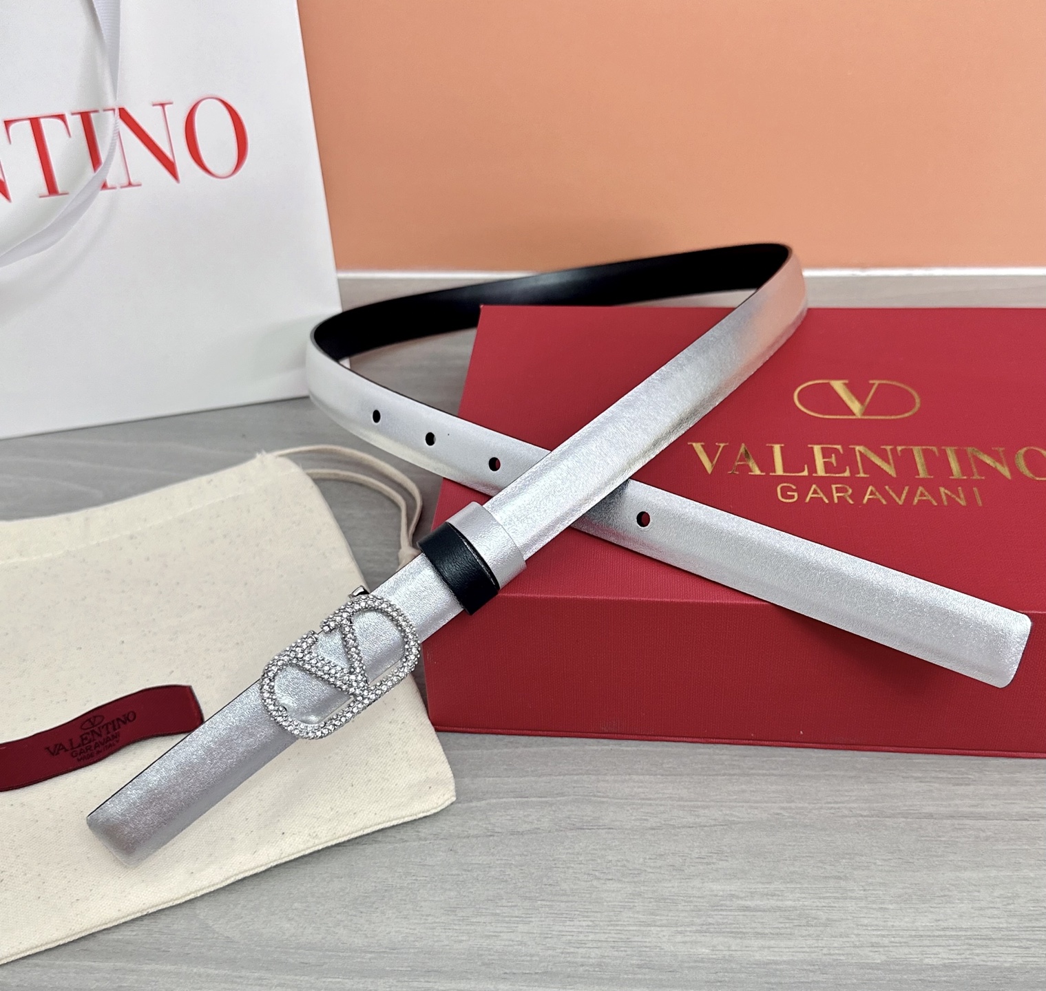 💥💥💥2.0cm华伦天奴腰带，双面头层牛皮，长度：75.80.85.90.95.100欧，铜五金扣原版开