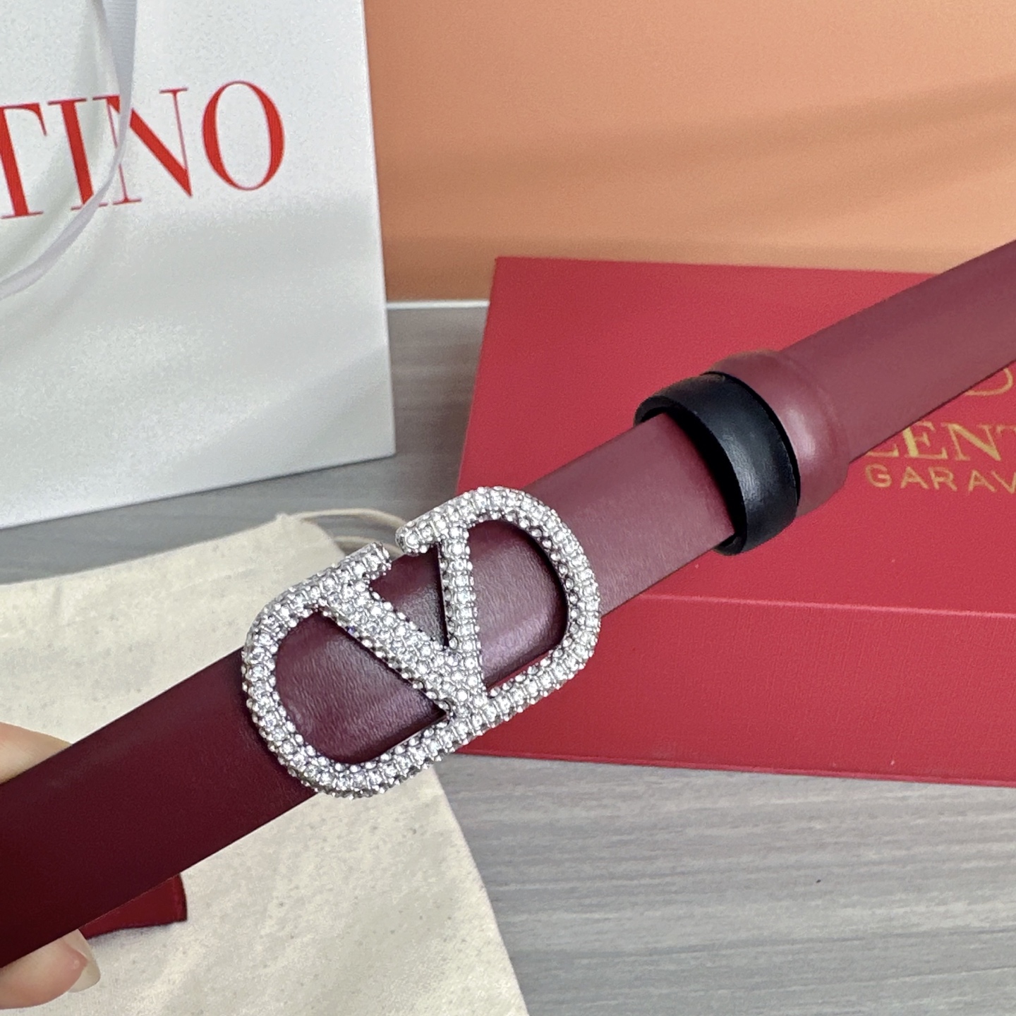 💥💥💥2.0cm华伦天奴腰带，双面头层牛皮，长度：75.80.85.90.95.100欧，铜五金扣原版开