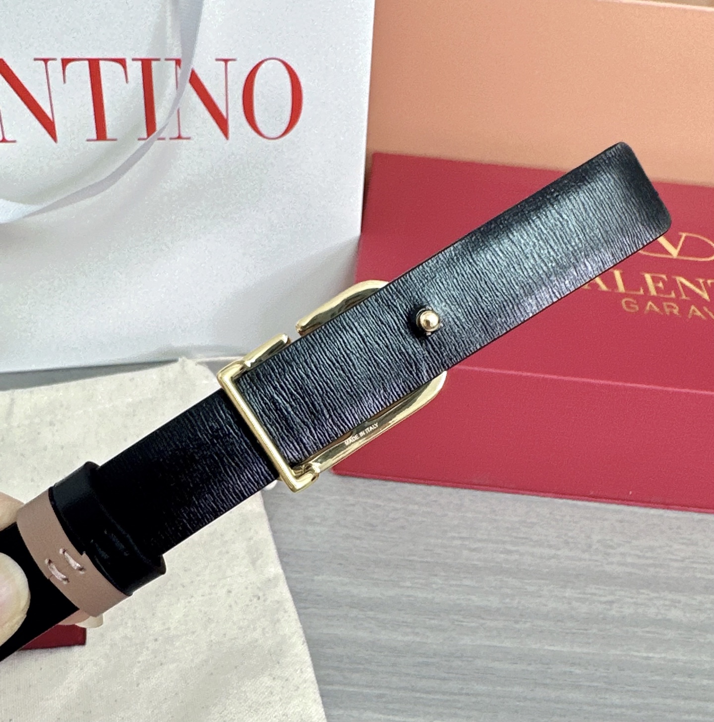 💥💥💥2.0cm华伦天奴腰带，双面头层牛皮，长度：75.80.85.90.95.100欧，铜五金扣原版开