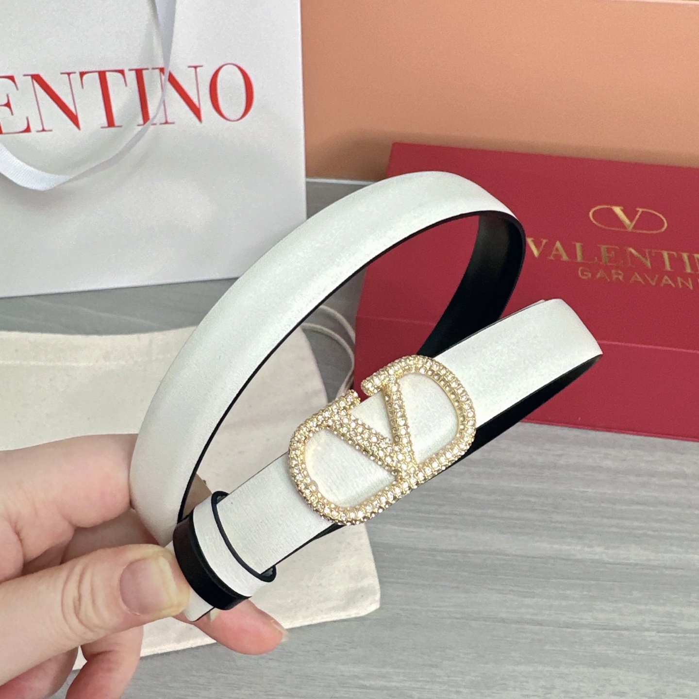 💥💥💥2.0cm华伦天奴腰带，双面头层牛皮，长度：75.80.85.90.95.100欧，铜五金扣原版开