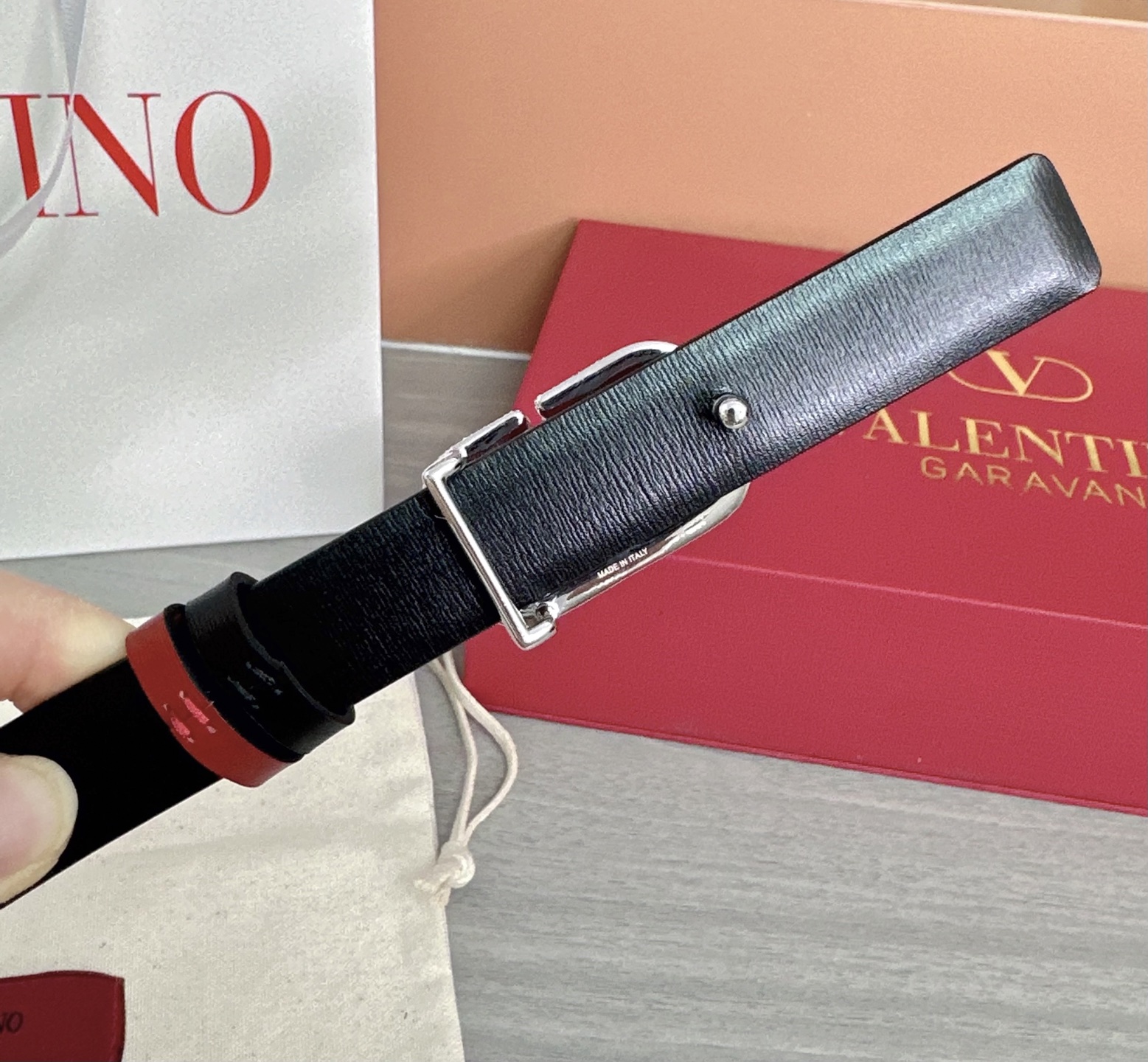 💥💥💥2.0cm华伦天奴腰带，双面头层牛皮，长度：75.80.85.90.95.100欧，铜五金扣原版开