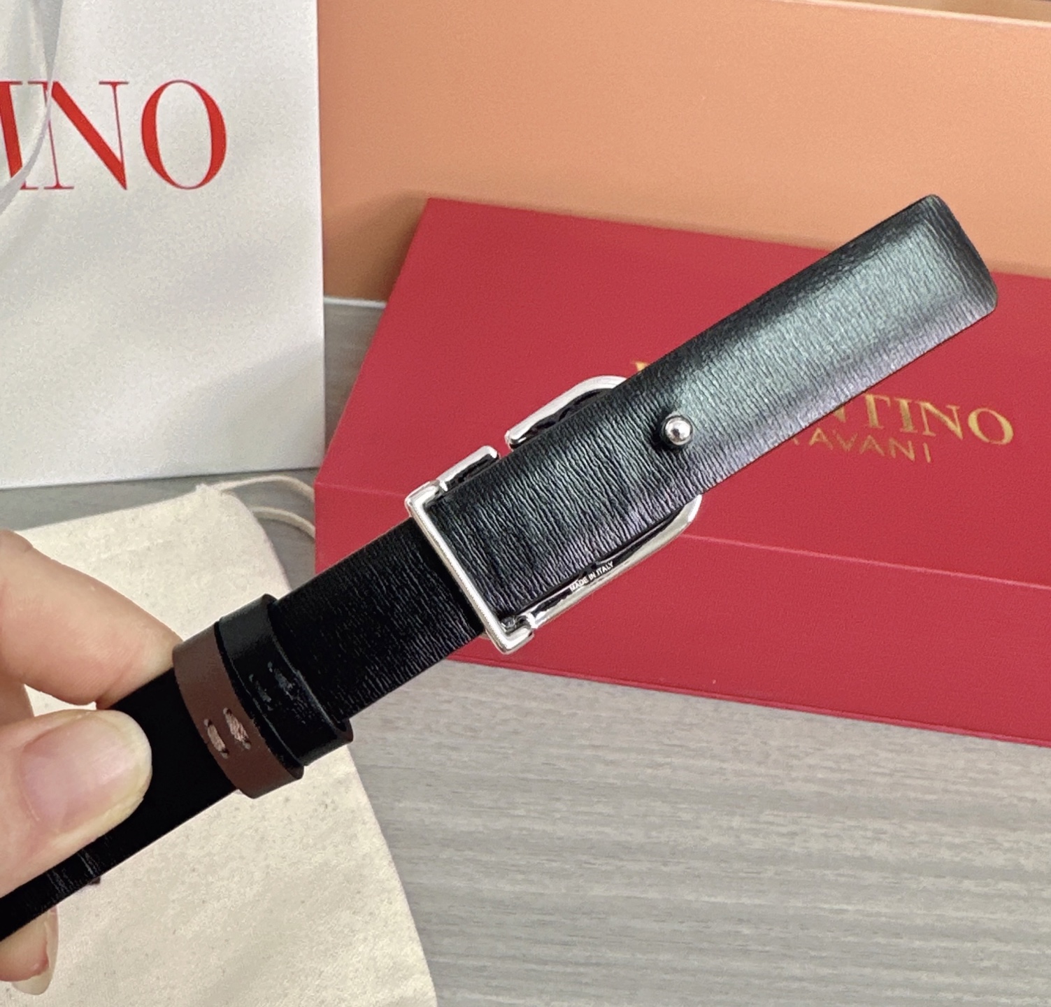 💥💥💥2.0cm华伦天奴腰带，双面头层牛皮，长度：75.80.85.90.95.100欧，铜五金扣原版开