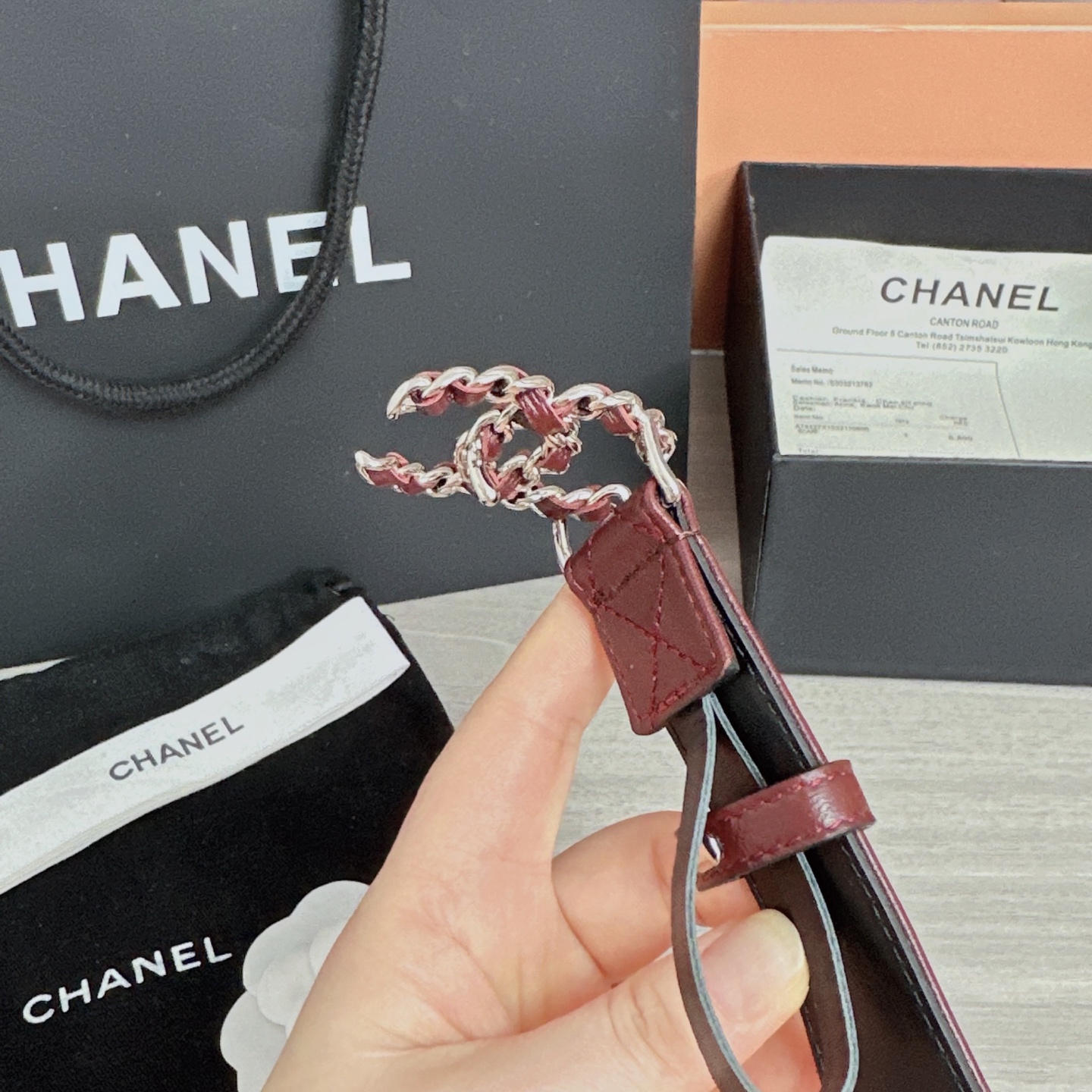 💥💥💥3.0cm香奈儿腰带，羊皮搭配头层牛皮，长度：75.80.85.90.95.100欧，铜五金扣原版