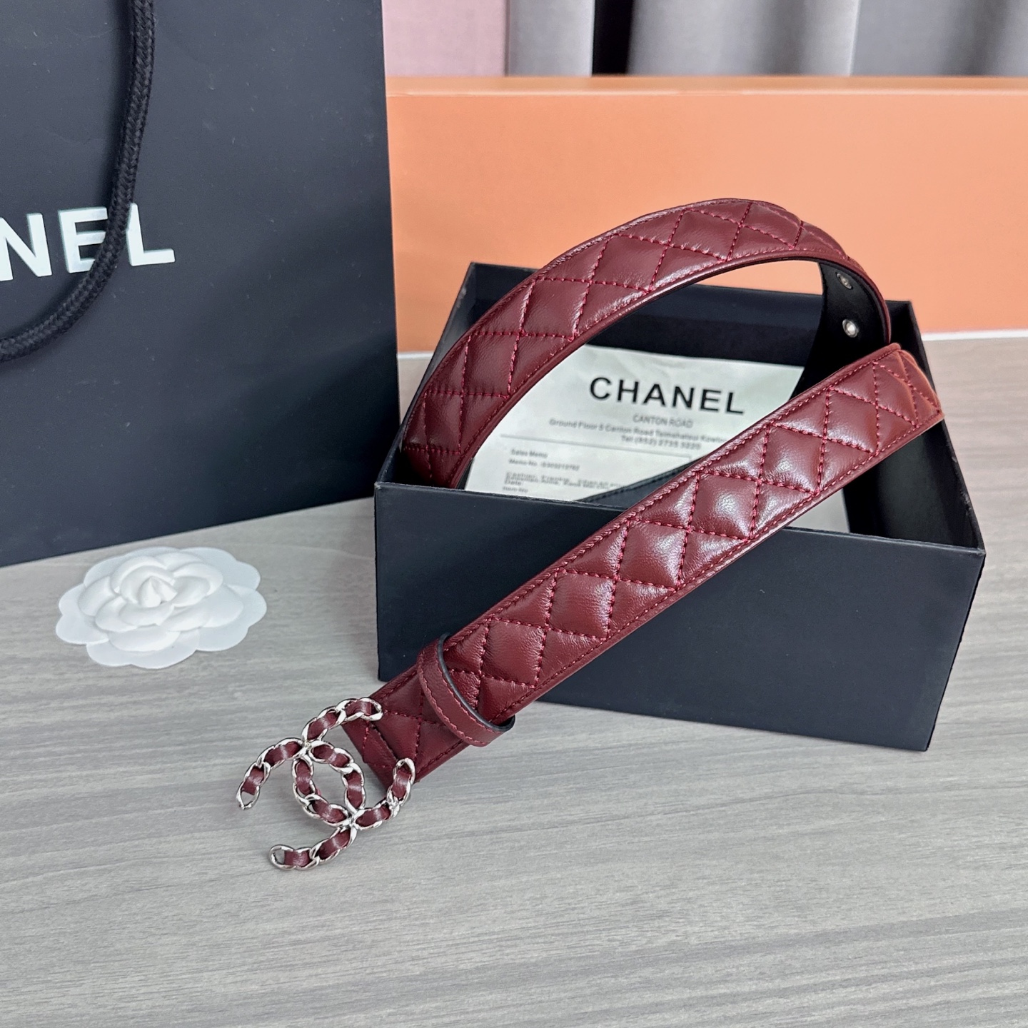 💥💥💥3.0cm香奈儿腰带，羊皮搭配头层牛皮，长度：75.80.85.90.95.100欧，铜五金扣原版