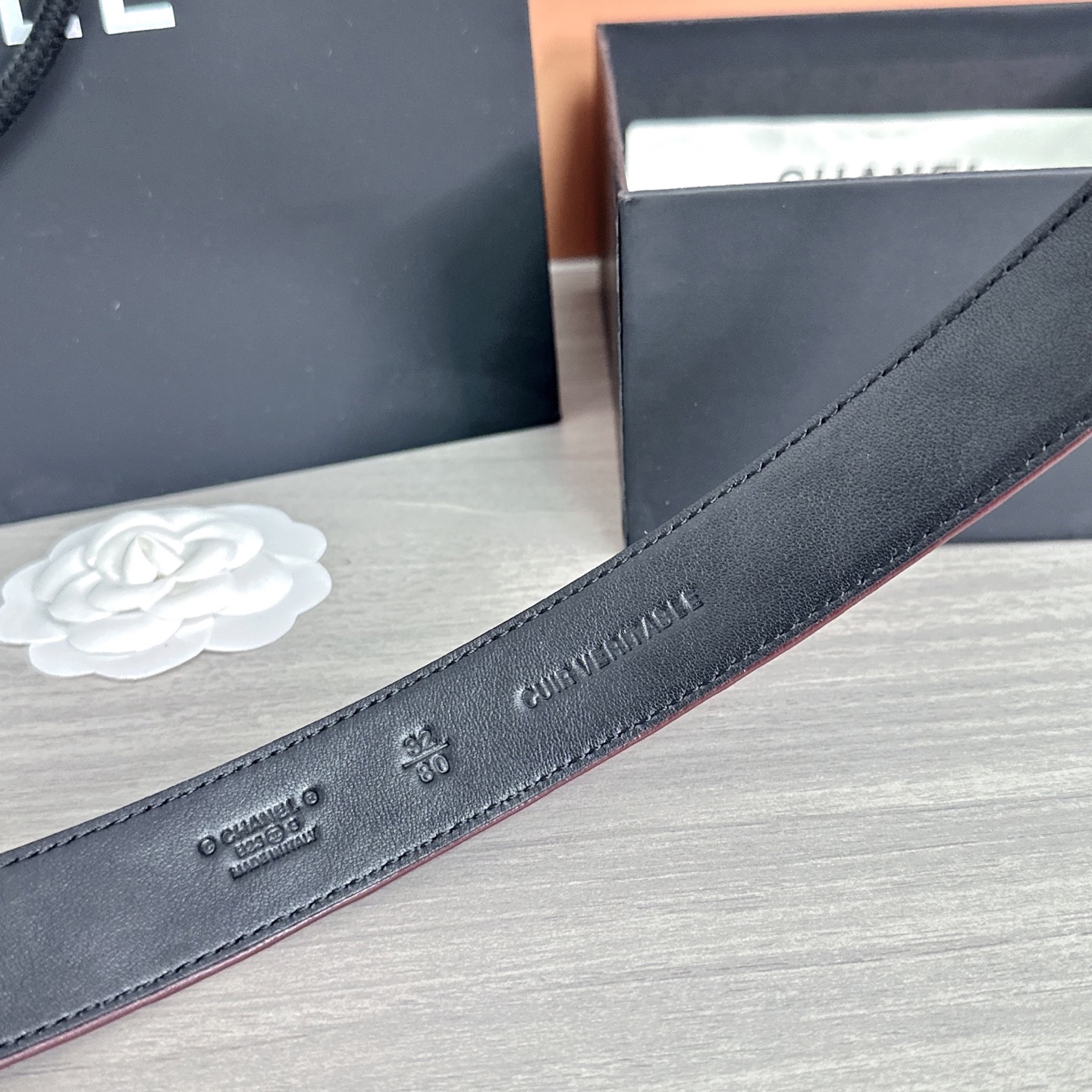 💥💥💥3.0cm香奈儿腰带，羊皮搭配头层牛皮，长度：75.80.85.90.95.100欧，铜五金扣原版