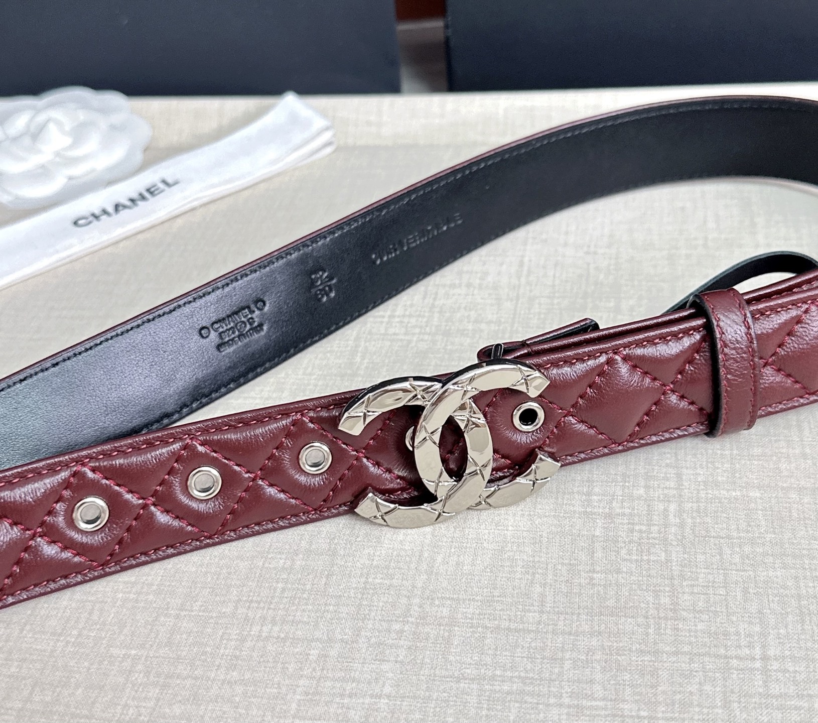 💥💥💥3.0cm香奈儿腰带，羊皮搭配头层牛皮，长度：75.80.85.90.95.100欧，铜五金扣原版