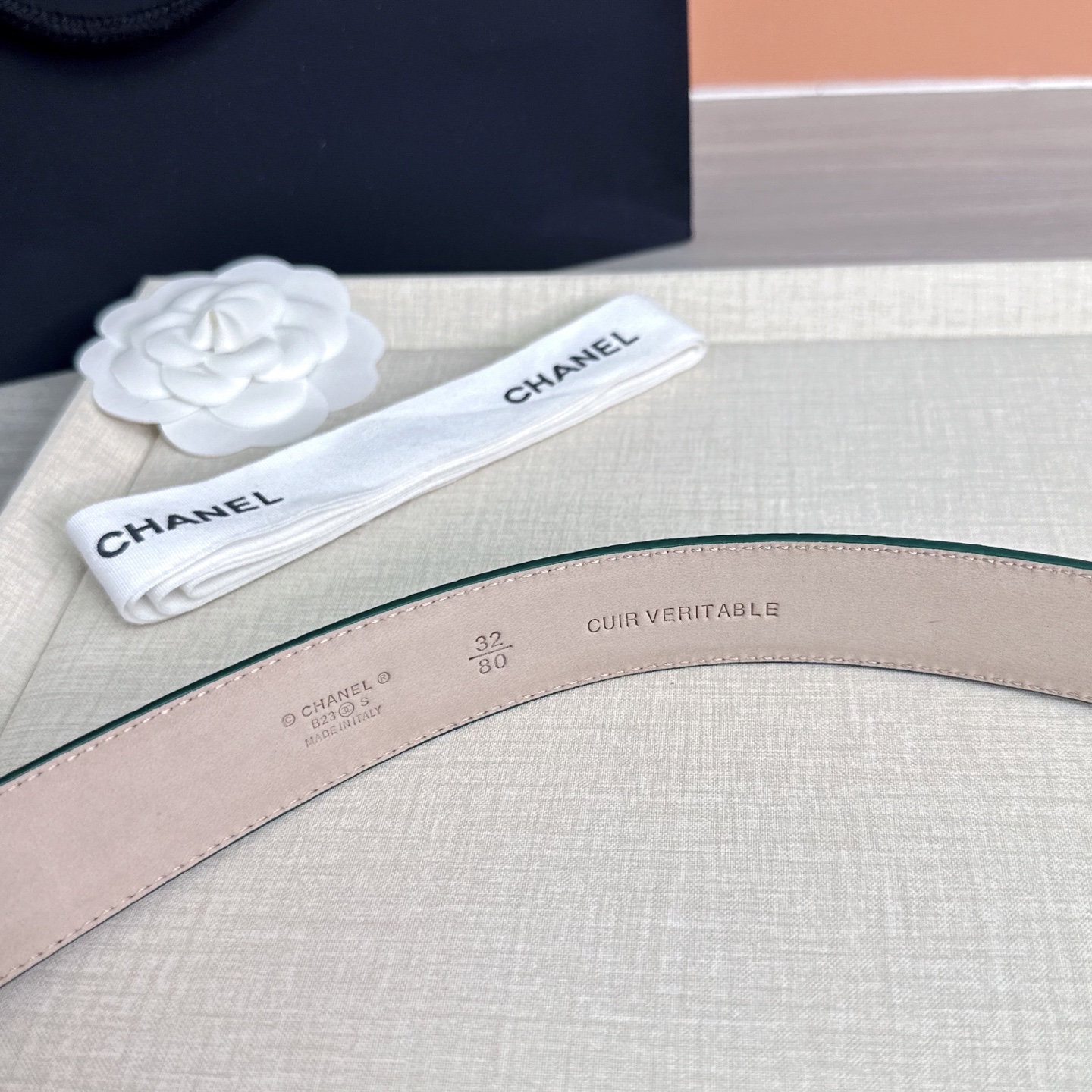 💥💥💥3.0cm香奈儿 CHANEL 最新款双面头层牛皮腰带、经典优雅、时尚百搭，长度：75.80.85