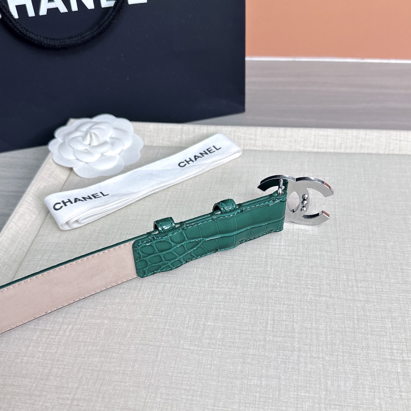 💥💥💥3.0cm香奈儿 CHANEL 最新款双面头层牛皮腰带、经典优雅、时尚百搭，长度：75.80.85