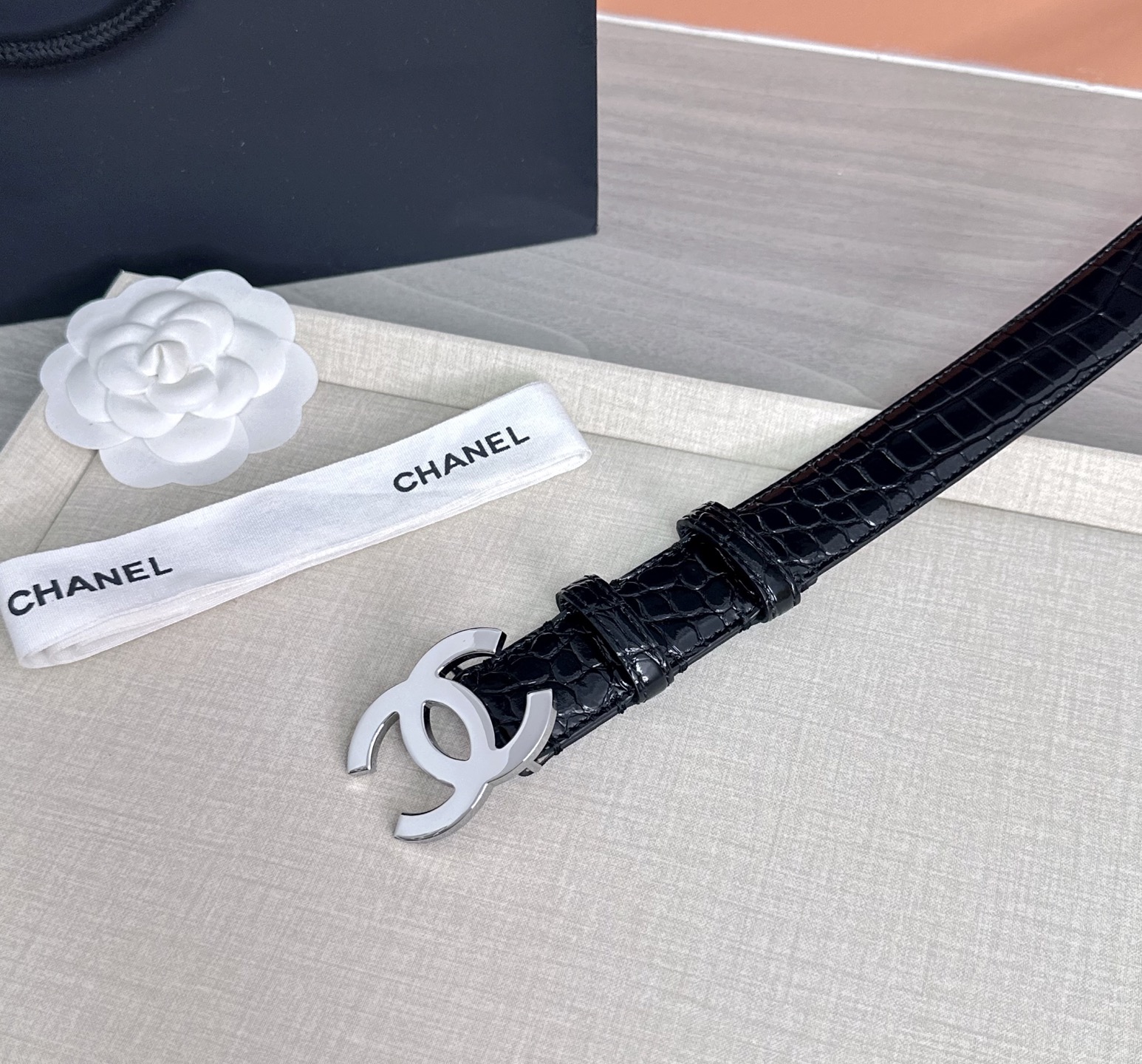 💥💥💥3.0cm香奈儿 CHANEL 最新款双面头层牛皮腰带、经典优雅、时尚百搭，长度：75.80.85