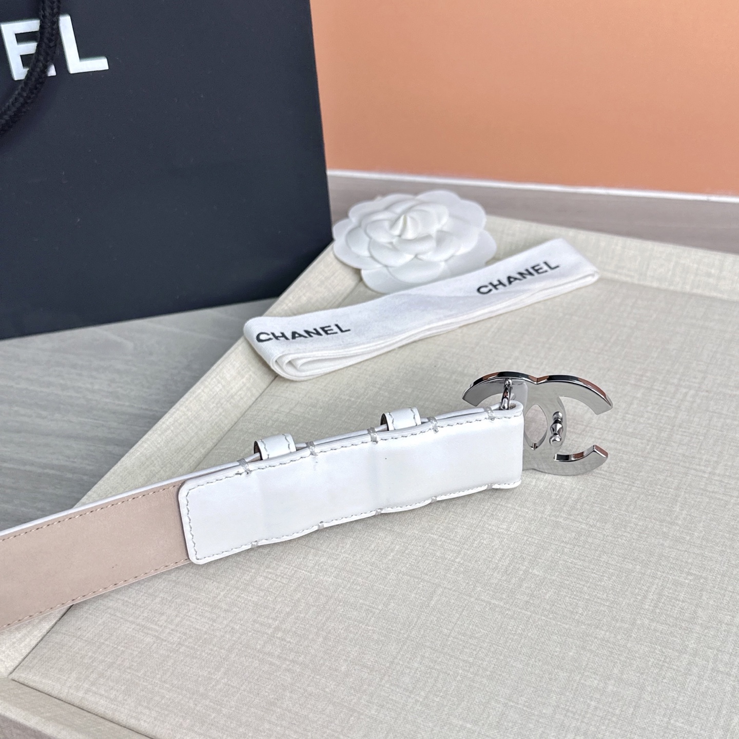 💥💥💥3.0cm香奈儿 CHANEL 最新款双面头层牛皮腰带、经典优雅、时尚百搭，长度：75.80.85