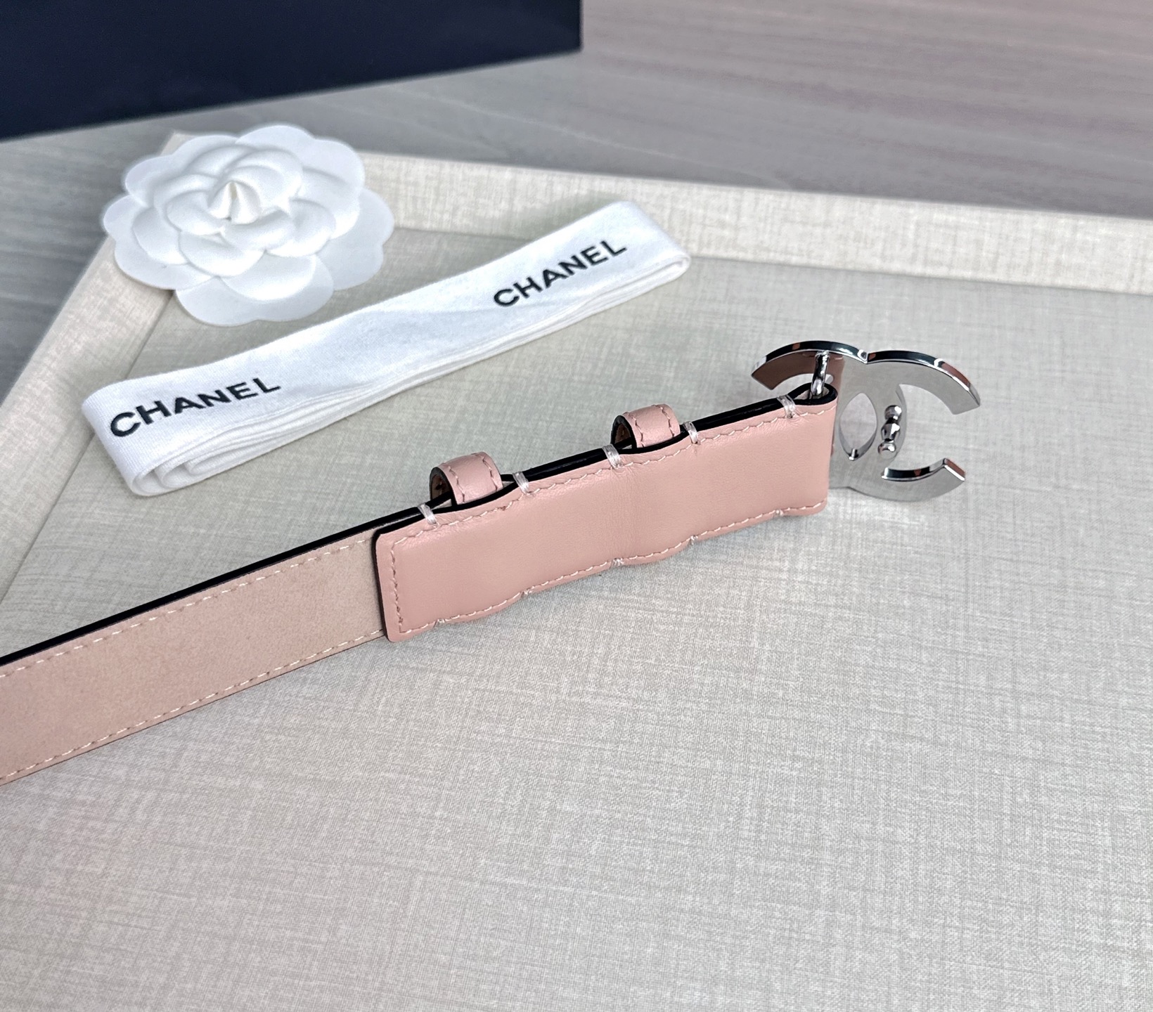 💥💥💥3.0cm香奈儿 CHANEL 最新款双面头层牛皮腰带、经典优雅、时尚百搭，长度：75.80.85