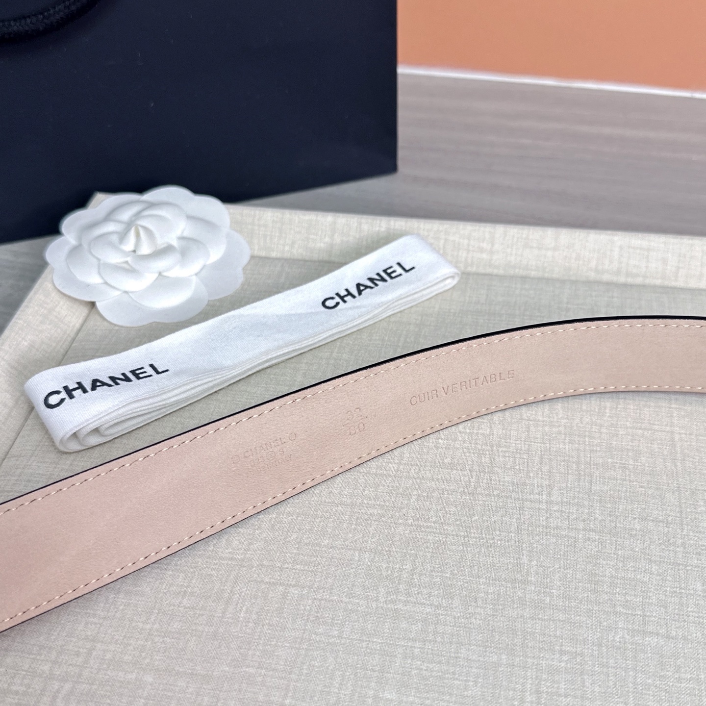 💥💥💥3.0cm香奈儿 CHANEL 最新款双面头层牛皮腰带、经典优雅、时尚百搭，长度：75.80.85