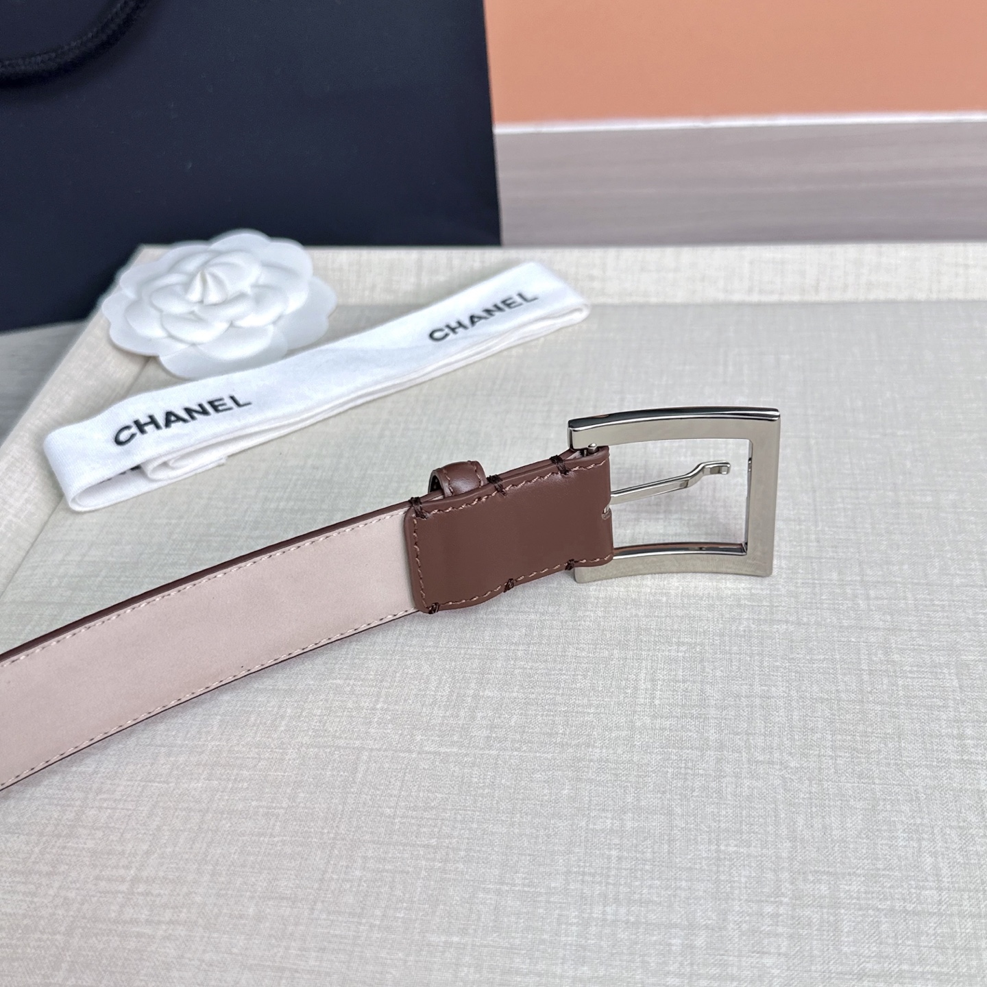 💥💥💥3.0cm香奈儿 CHANEL 最新款双面头层牛皮腰带、经典优雅、时尚百搭，长度：75.80.85
