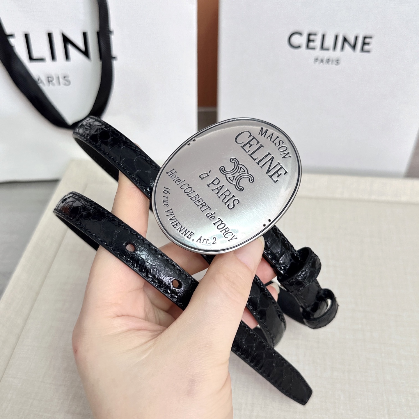 💥💥💥新款1.3cm赛琳大版型腰带，头层牛皮，长度：75.80.85.90.95.100.105.欧，铜