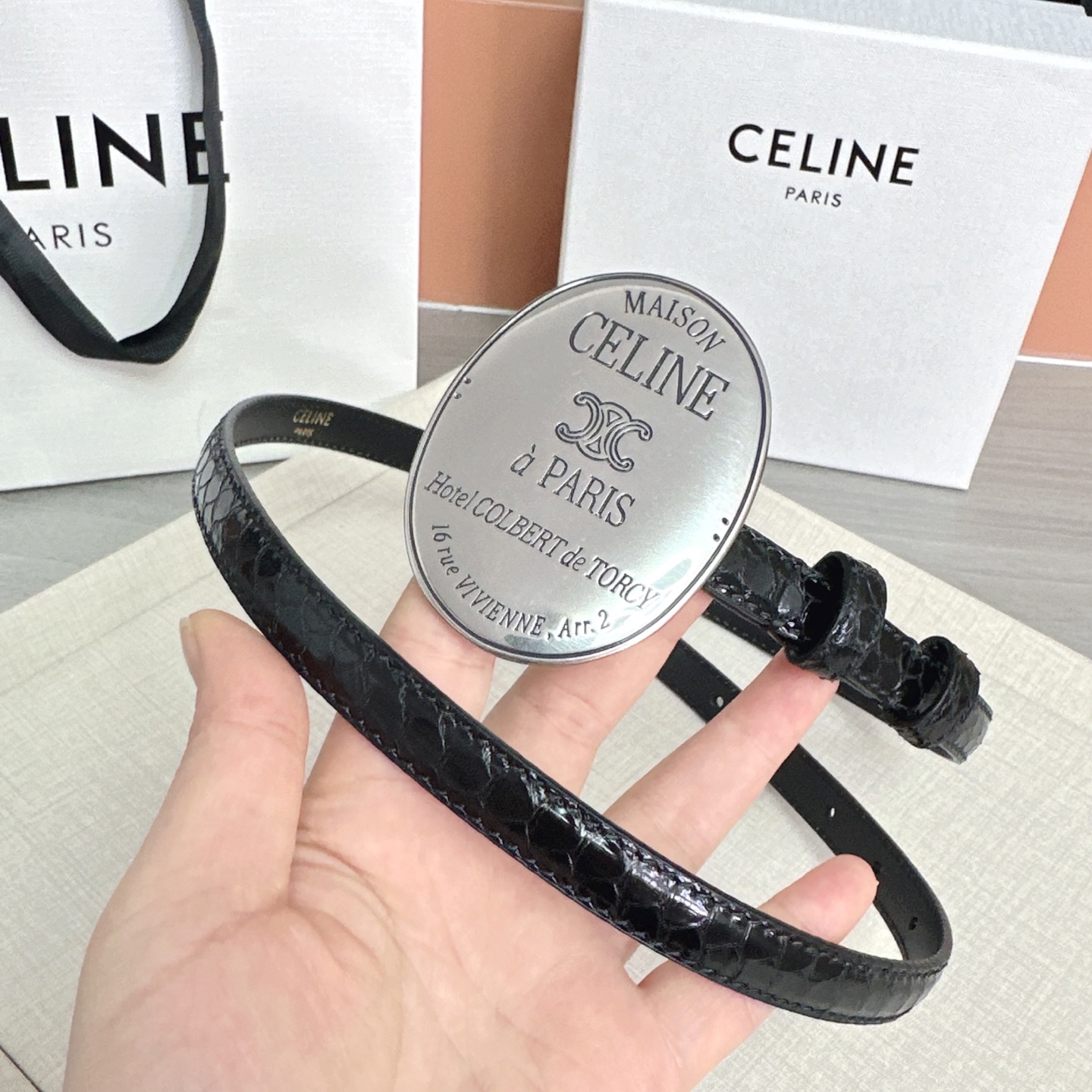 💥💥💥新款1.3cm赛琳大版型腰带，头层牛皮，长度：75.80.85.90.95.100.105.欧，铜