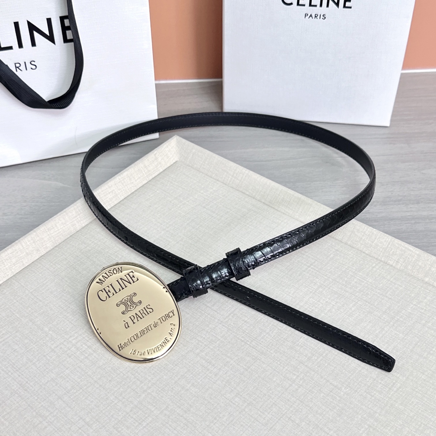 💥💥💥新款1.3cm赛琳大版型腰带，头层牛皮，长度：75.80.85.90.95.100.105.欧，铜