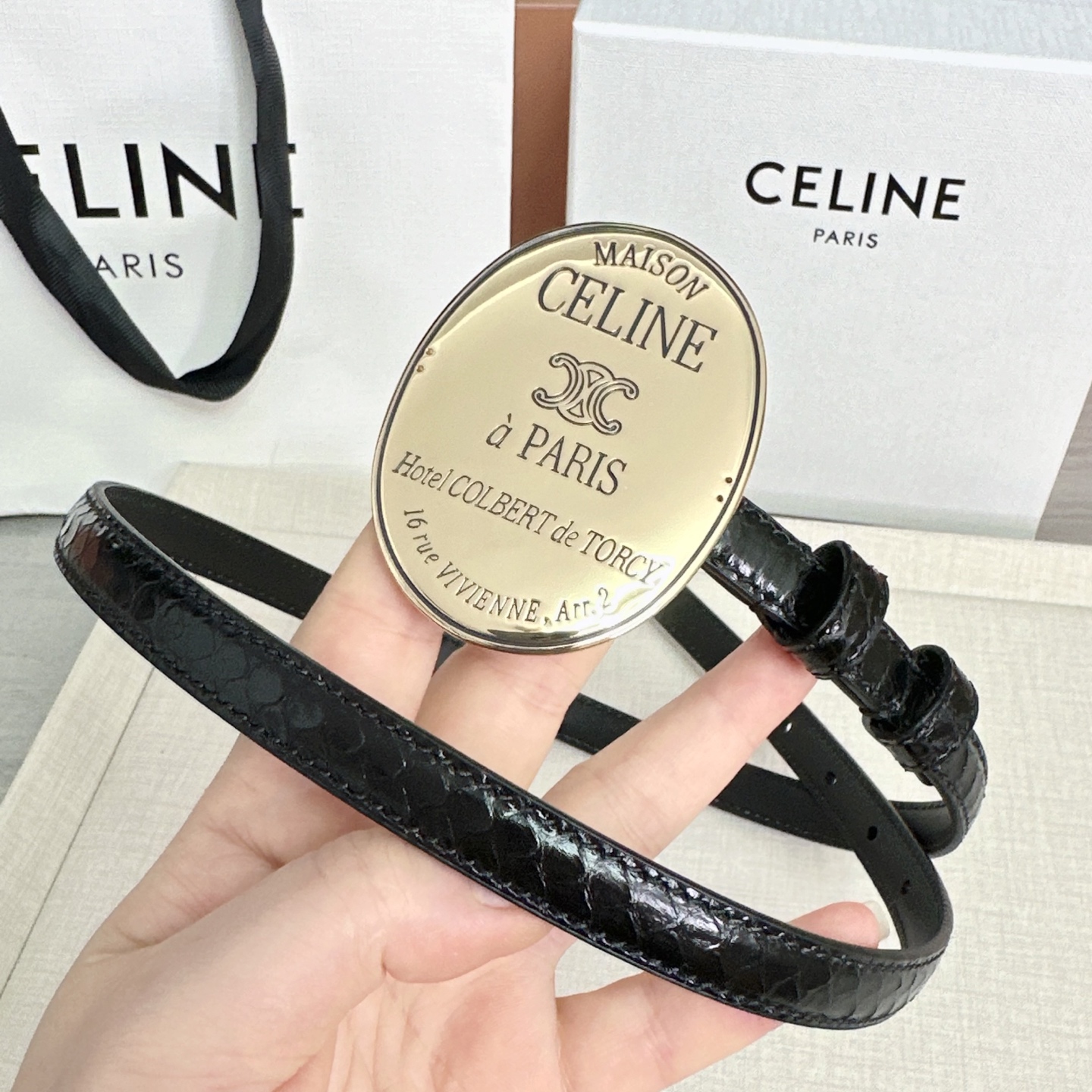 💥💥💥新款1.3cm赛琳大版型腰带，头层牛皮，长度：75.80.85.90.95.100.105.欧，铜