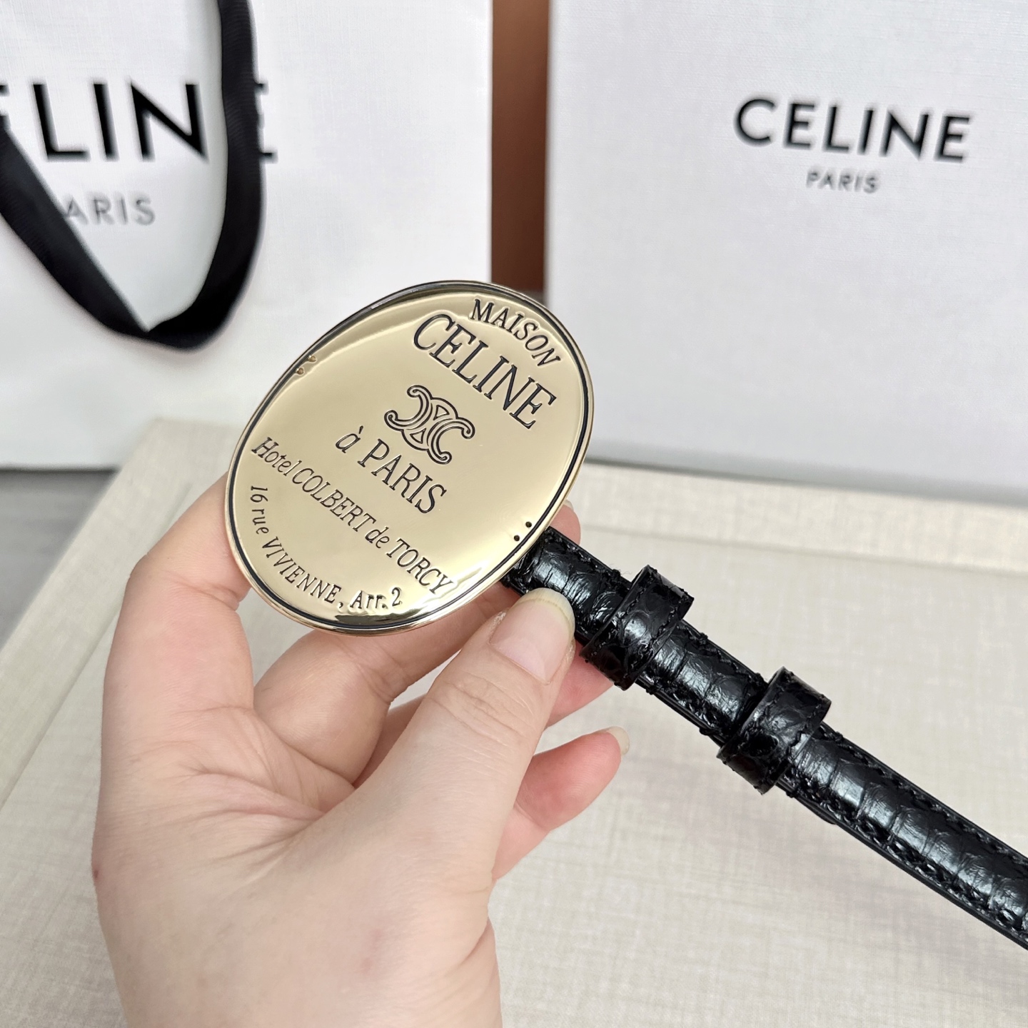 💥💥💥新款1.3cm赛琳大版型腰带，头层牛皮，长度：75.80.85.90.95.100.105.欧，铜