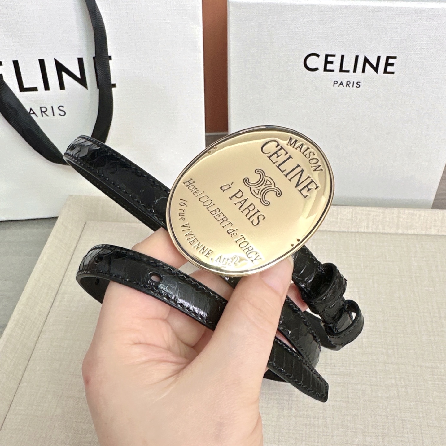 💥💥💥新款1.3cm赛琳大版型腰带，头层牛皮，长度：75.80.85.90.95.100.105.欧，铜