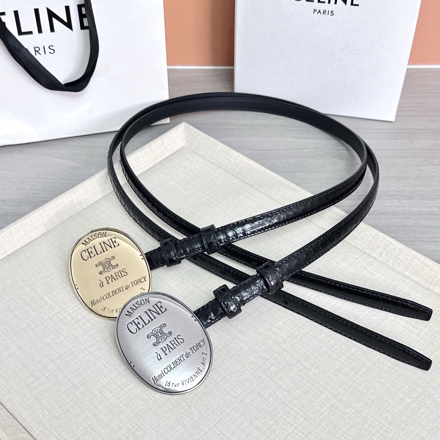 💥💥💥新款1.3cm赛琳大版型腰带，头层牛皮，长度：75.80.85.90.95.100.105.欧，铜