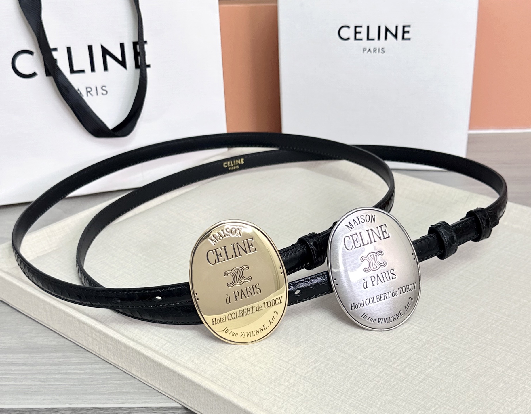 💥💥💥新款1.3cm赛琳大版型腰带，头层牛皮，长度：75.80.85.90.95.100.105.欧，铜