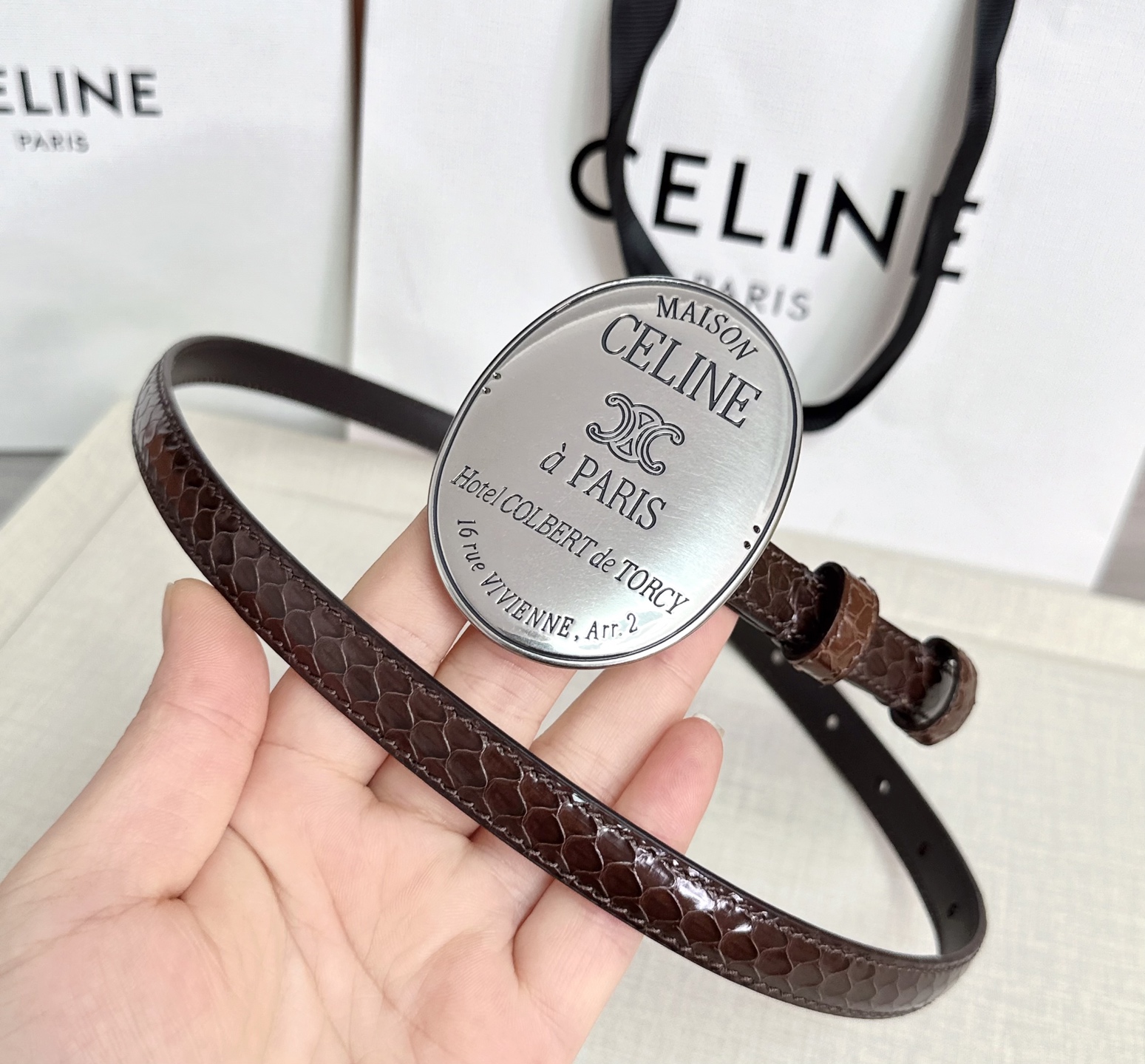 💥💥💥新款1.3cm赛琳大版型腰带，头层牛皮，长度：75.80.85.90.95.100.105.欧，铜