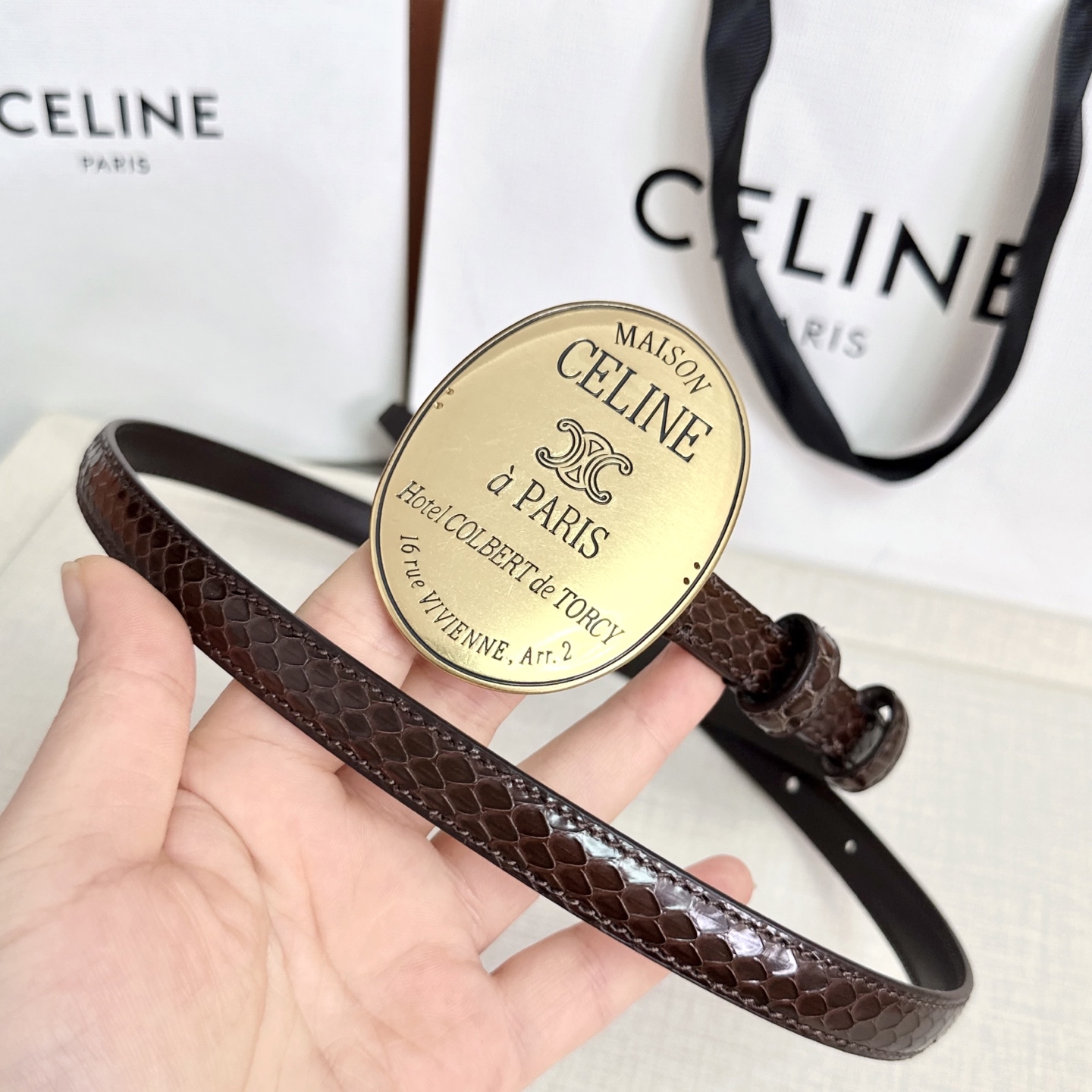 💥💥💥新款1.3cm赛琳大版型腰带，头层牛皮，长度：75.80.85.90.95.100.105.欧，铜