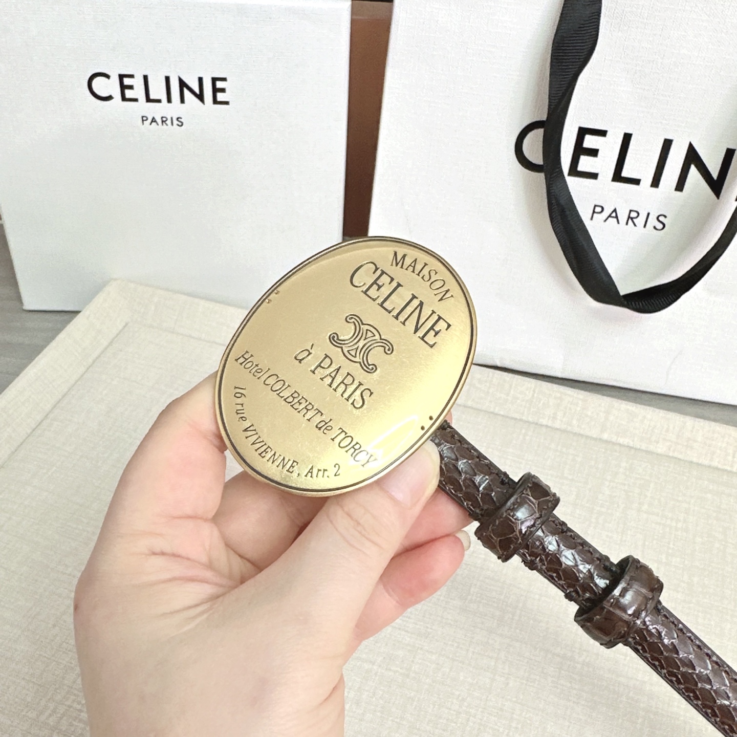 💥💥💥新款1.3cm赛琳大版型腰带，头层牛皮，长度：75.80.85.90.95.100.105.欧，铜