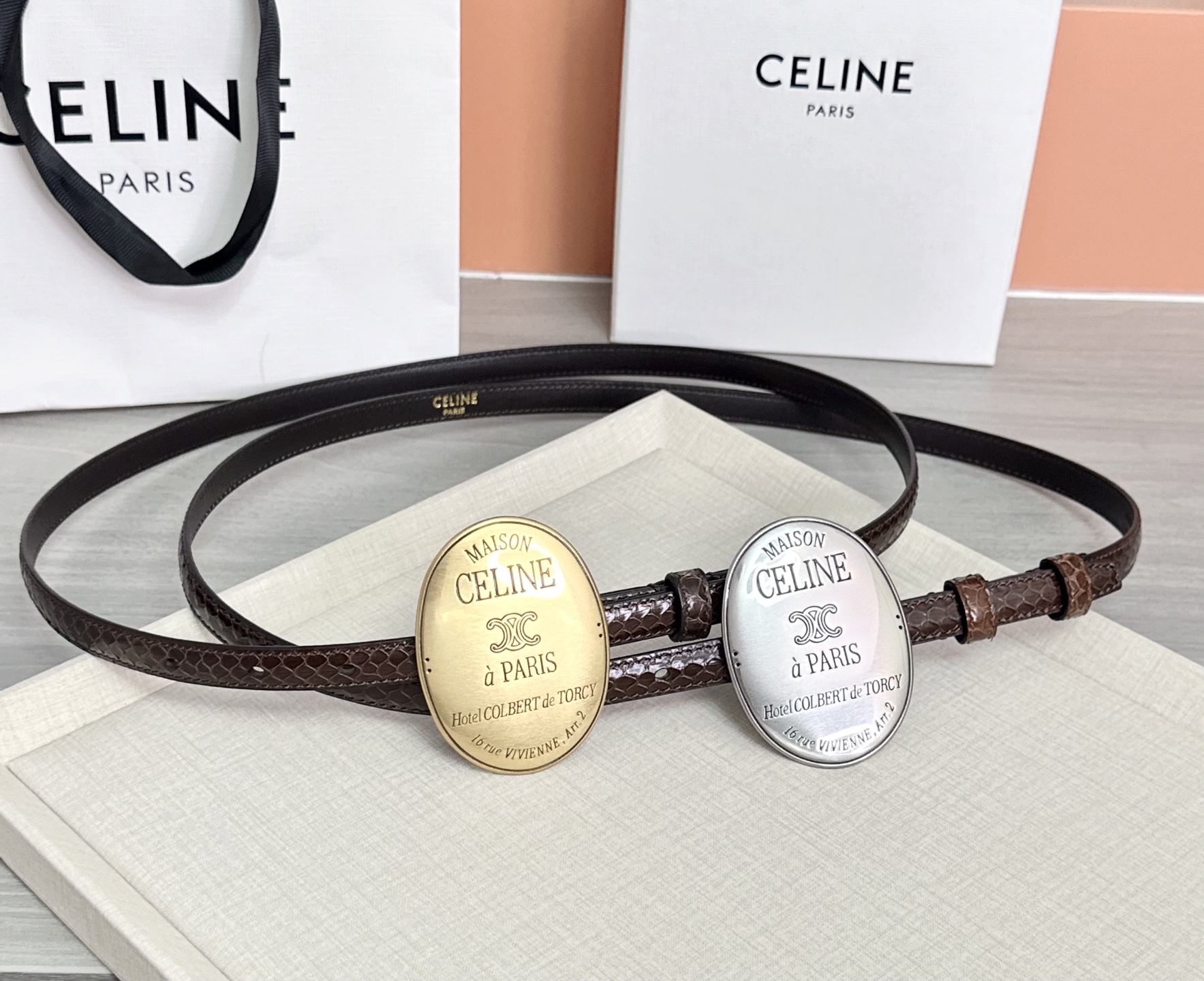 💥💥💥新款1.3cm赛琳大版型腰带，头层牛皮，长度：75.80.85.90.95.100.105.欧，铜