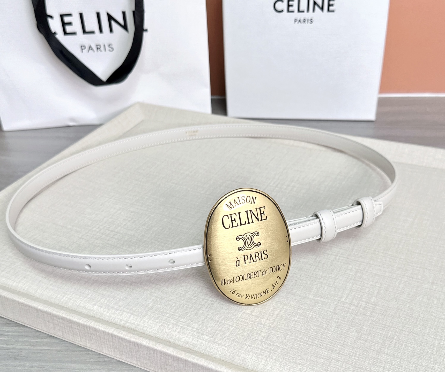 💥💥💥新款1.3cm赛琳大版型腰带，头层牛皮，长度：75.80.85.90.95.100.105.欧，铜