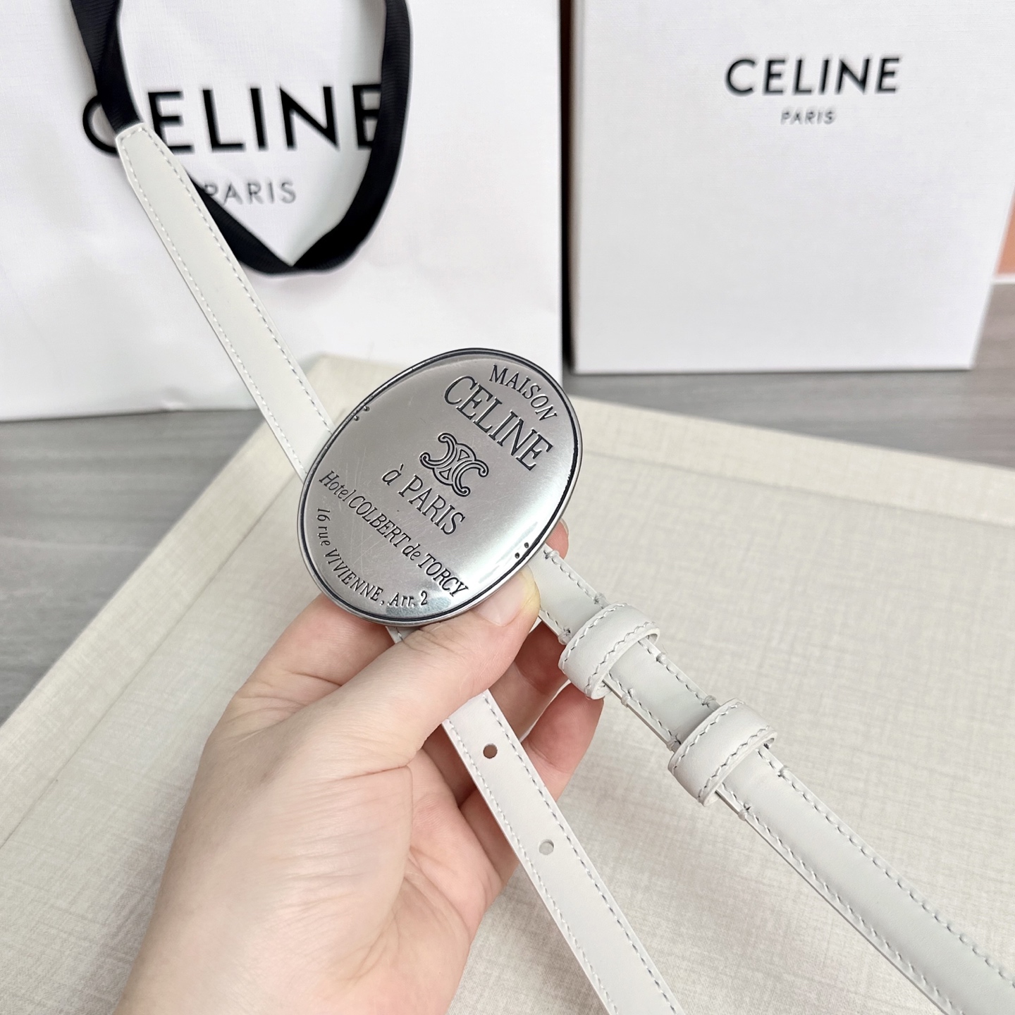 💥💥💥新款1.3cm赛琳大版型腰带，头层牛皮，长度：75.80.85.90.95.100.105.欧，铜