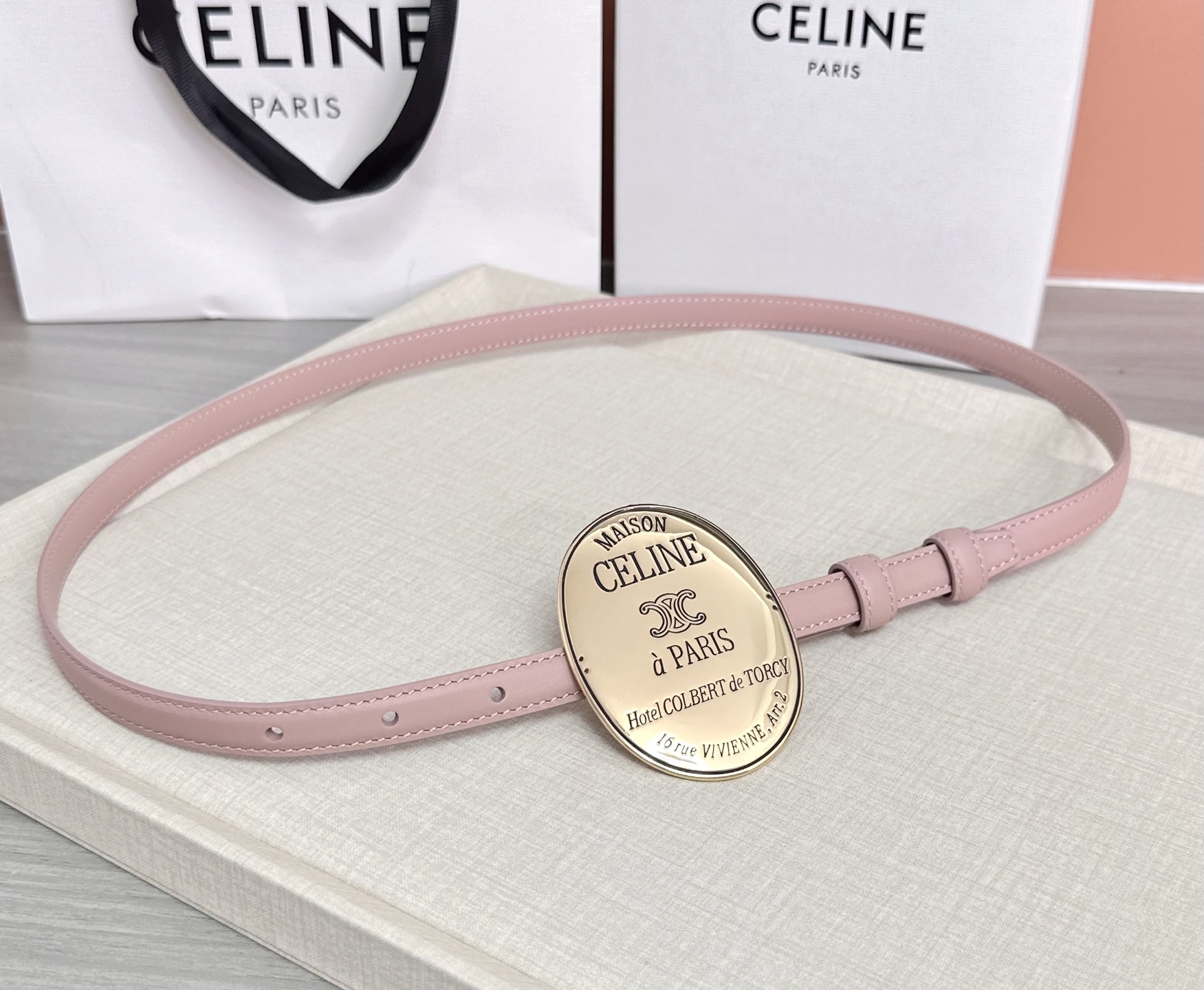 💥💥💥新款1.3cm赛琳大版型腰带，头层牛皮，长度：75.80.85.90.95.100.105.欧，铜