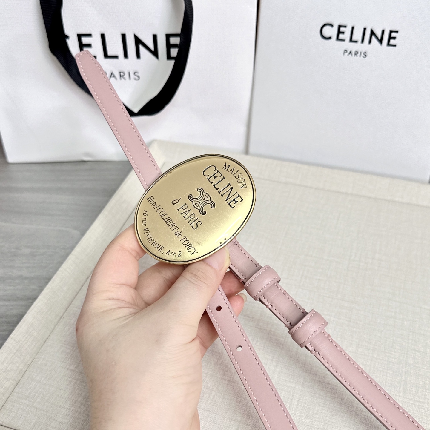 💥💥💥新款1.3cm赛琳大版型腰带，头层牛皮，长度：75.80.85.90.95.100.105.欧，铜