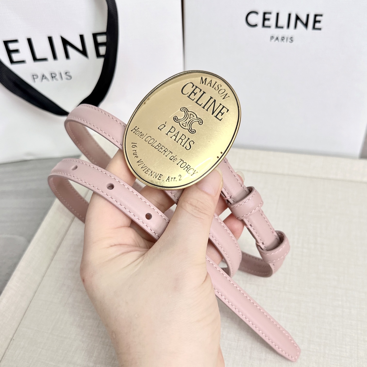 💥💥💥新款1.3cm赛琳大版型腰带，头层牛皮，长度：75.80.85.90.95.100.105.欧，铜