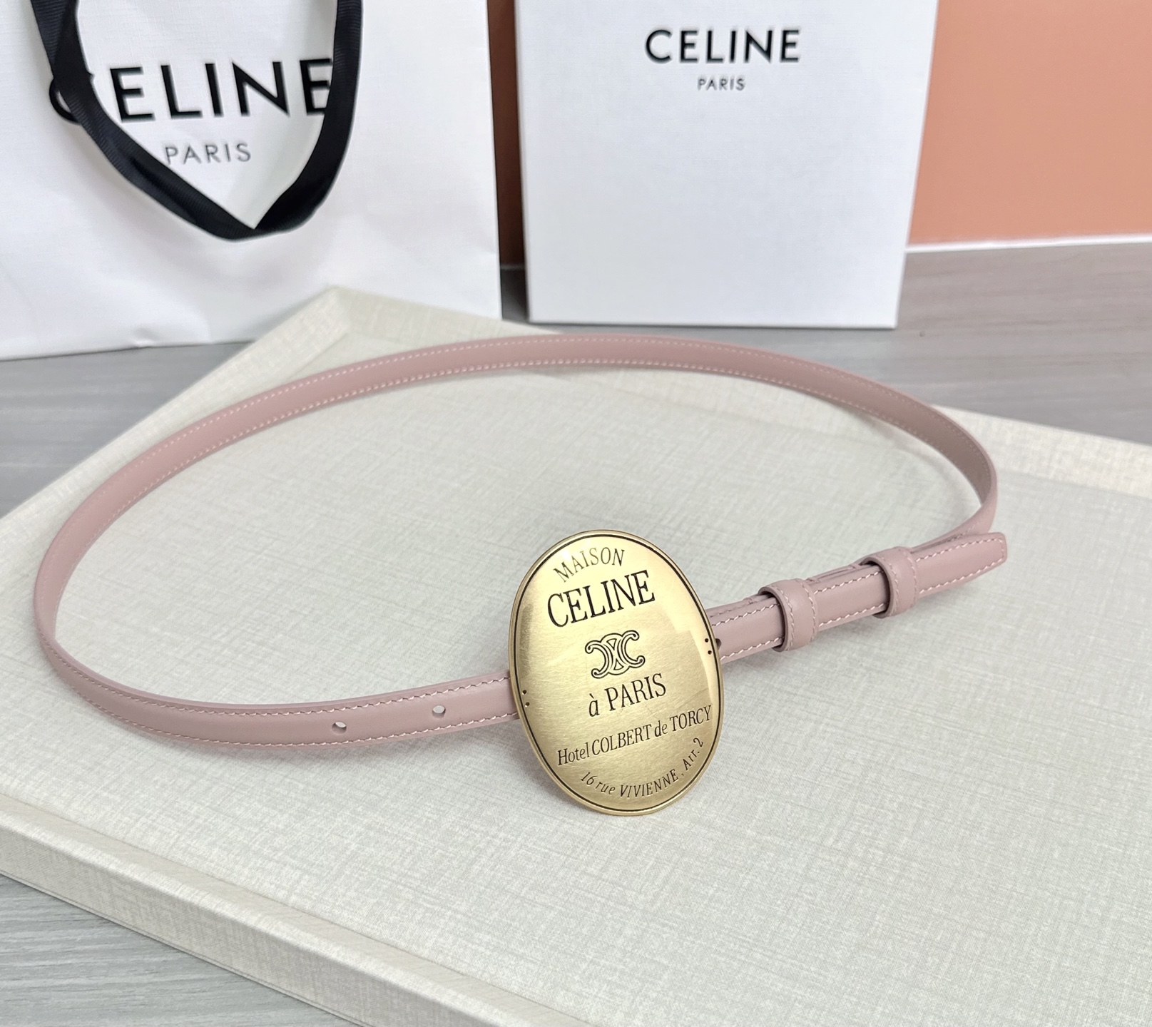 💥💥💥新款1.3cm赛琳大版型腰带，头层牛皮，长度：75.80.85.90.95.100.105.欧，铜