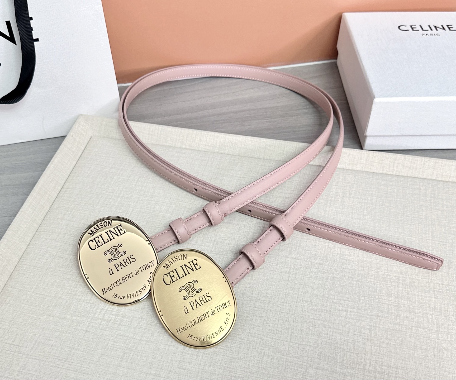 💥💥💥新款1.3cm赛琳大版型腰带，头层牛皮，长度：75.80.85.90.95.100.105.欧，铜