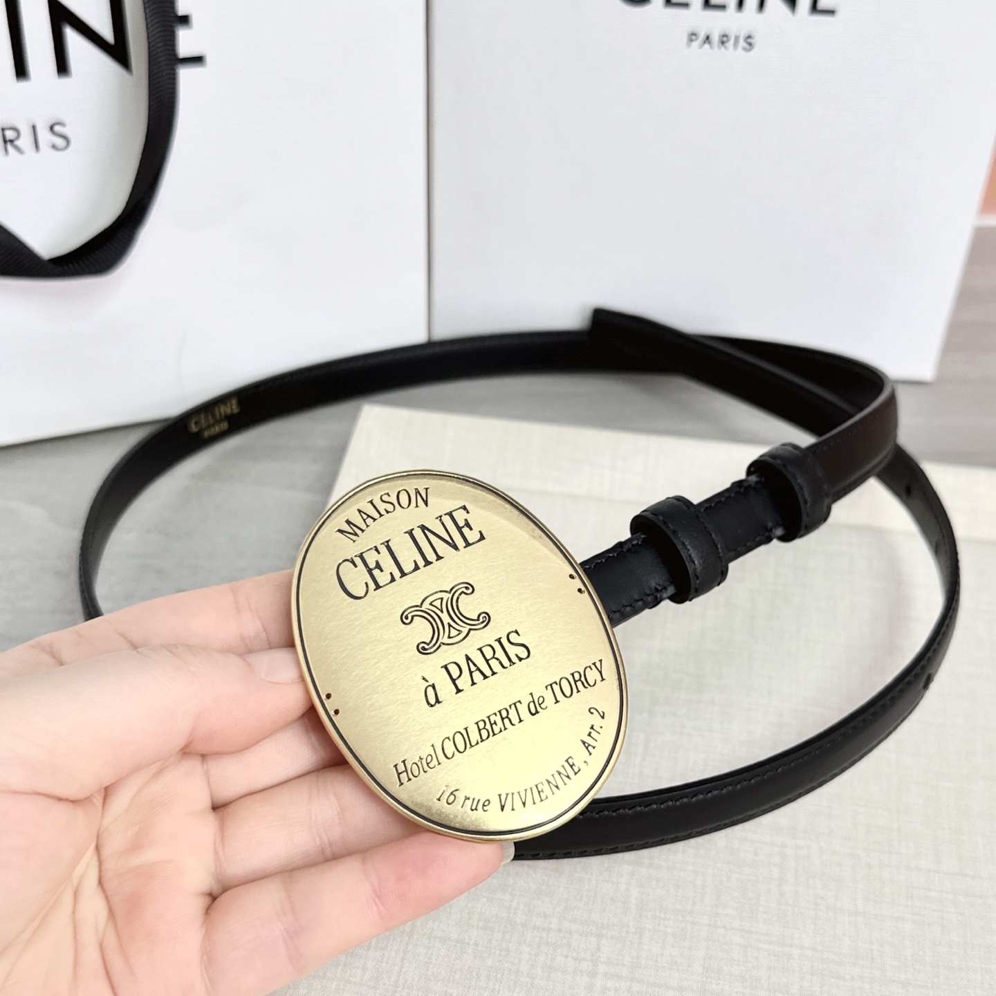 💥💥💥新款1.3cm赛琳大版型腰带，头层牛皮，长度：75.80.85.90.95.100.105.欧，铜