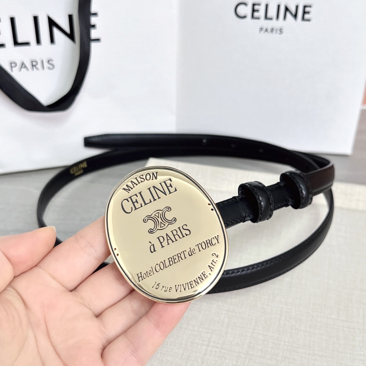 💥💥💥新款1.3cm赛琳大版型腰带，头层牛皮，长度：75.80.85.90.95.100.105.欧，铜